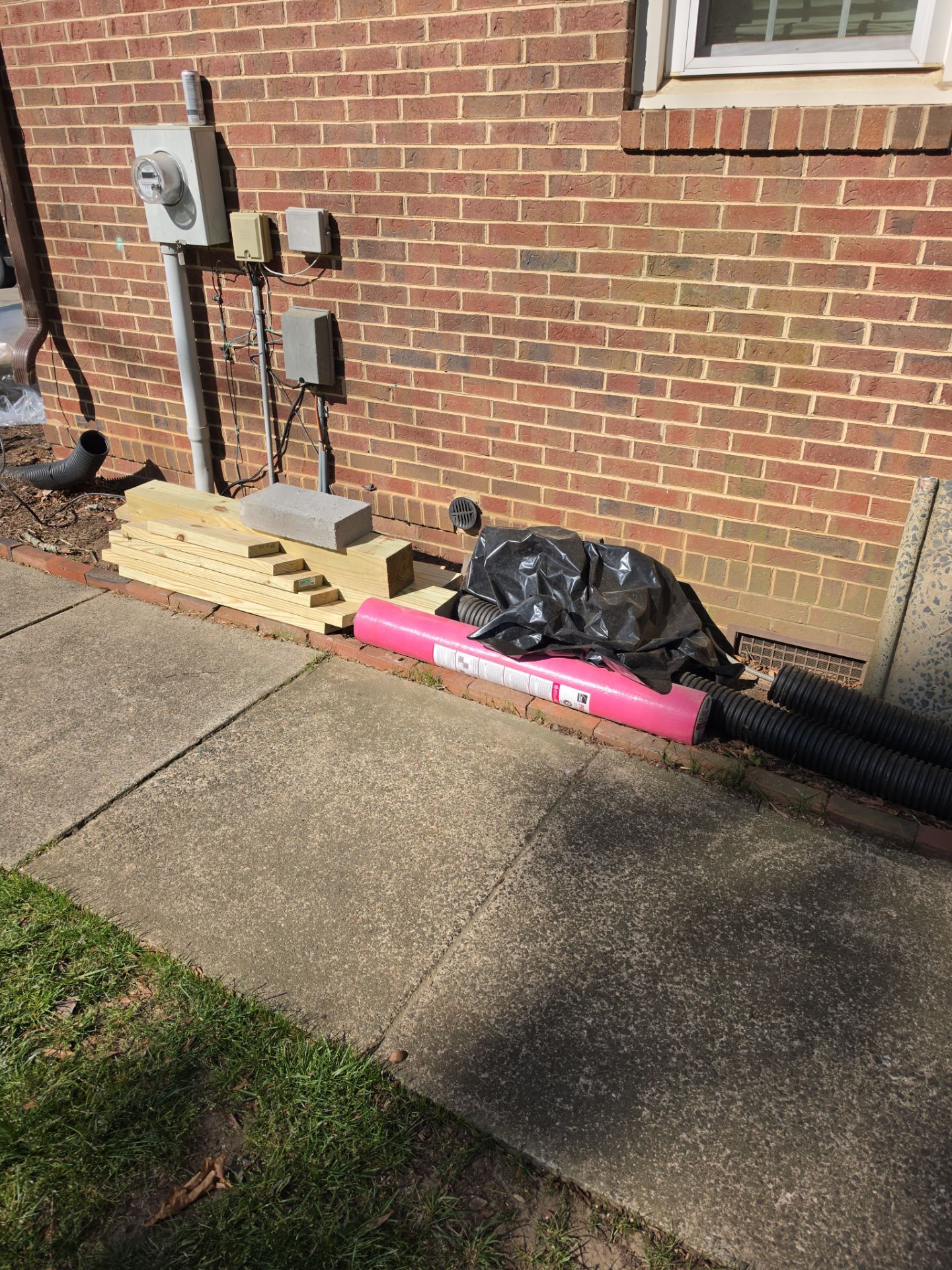 Job site clean up in Charlotte by Badger Hauling