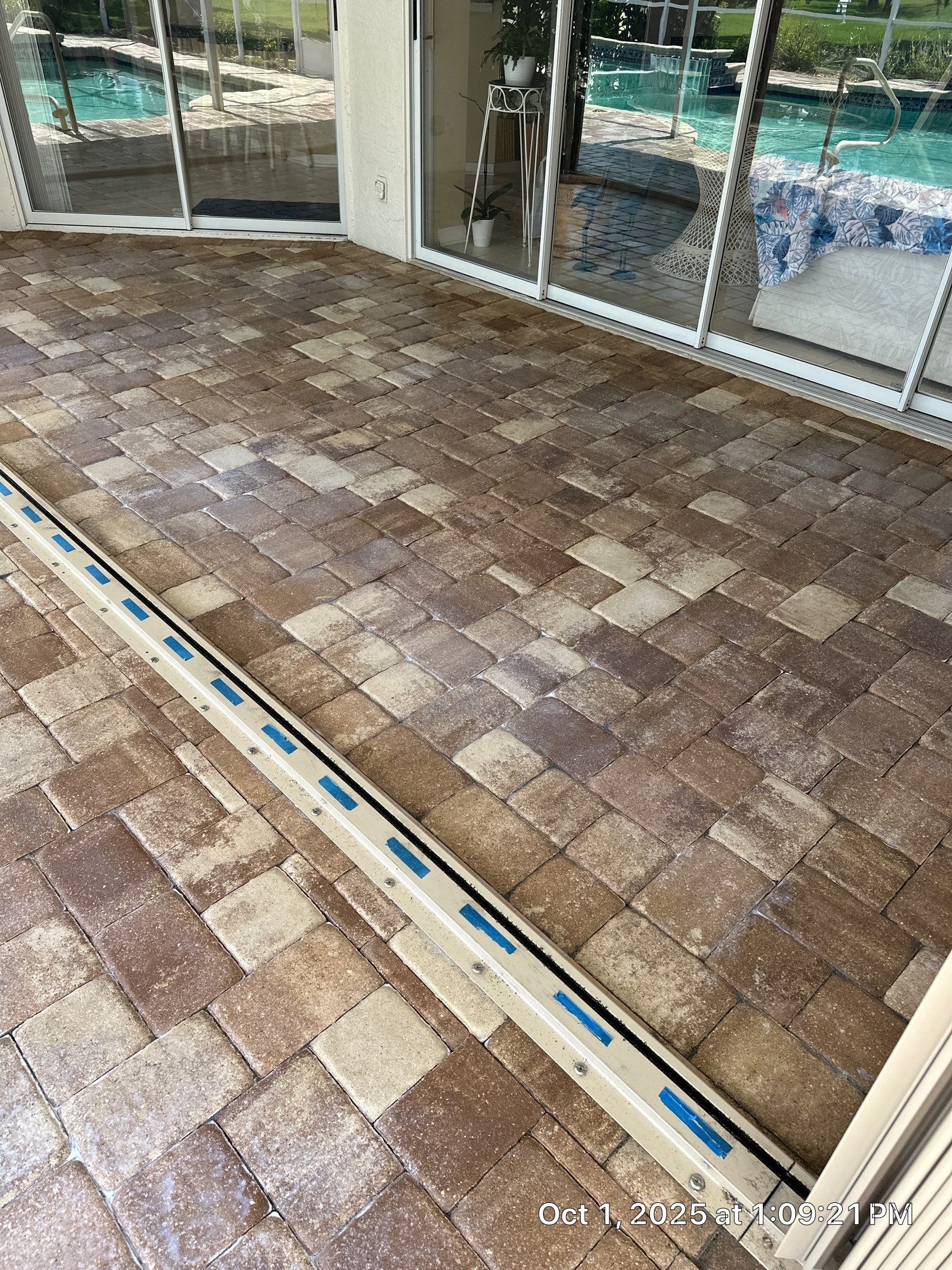 Sun City Center Paver Stripping and Sealing for Pool Deck by Supreme Paver Experts