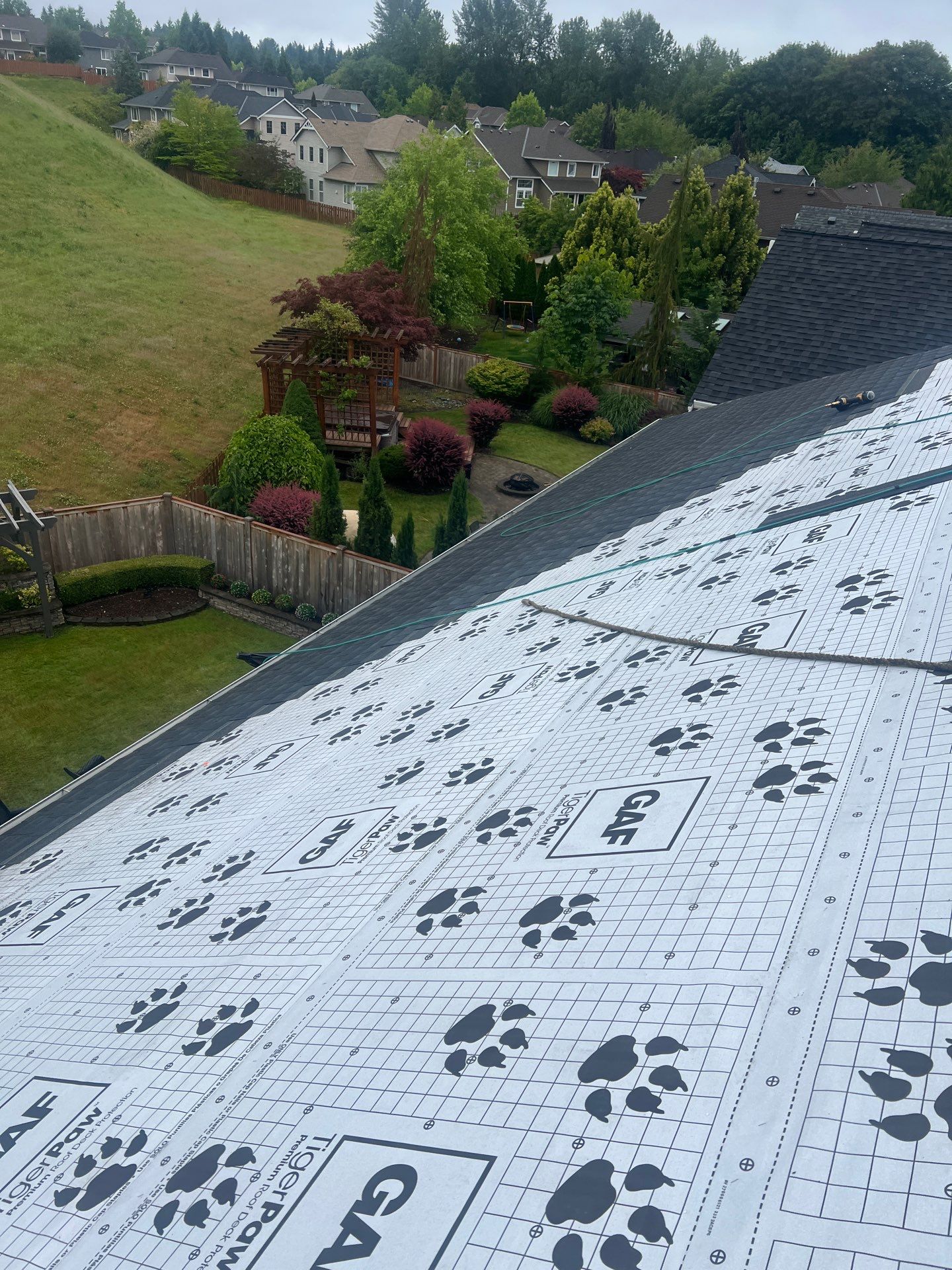 Residential Roofing Installation using GAF UHDZ Shingles by Roofing Formula LLC