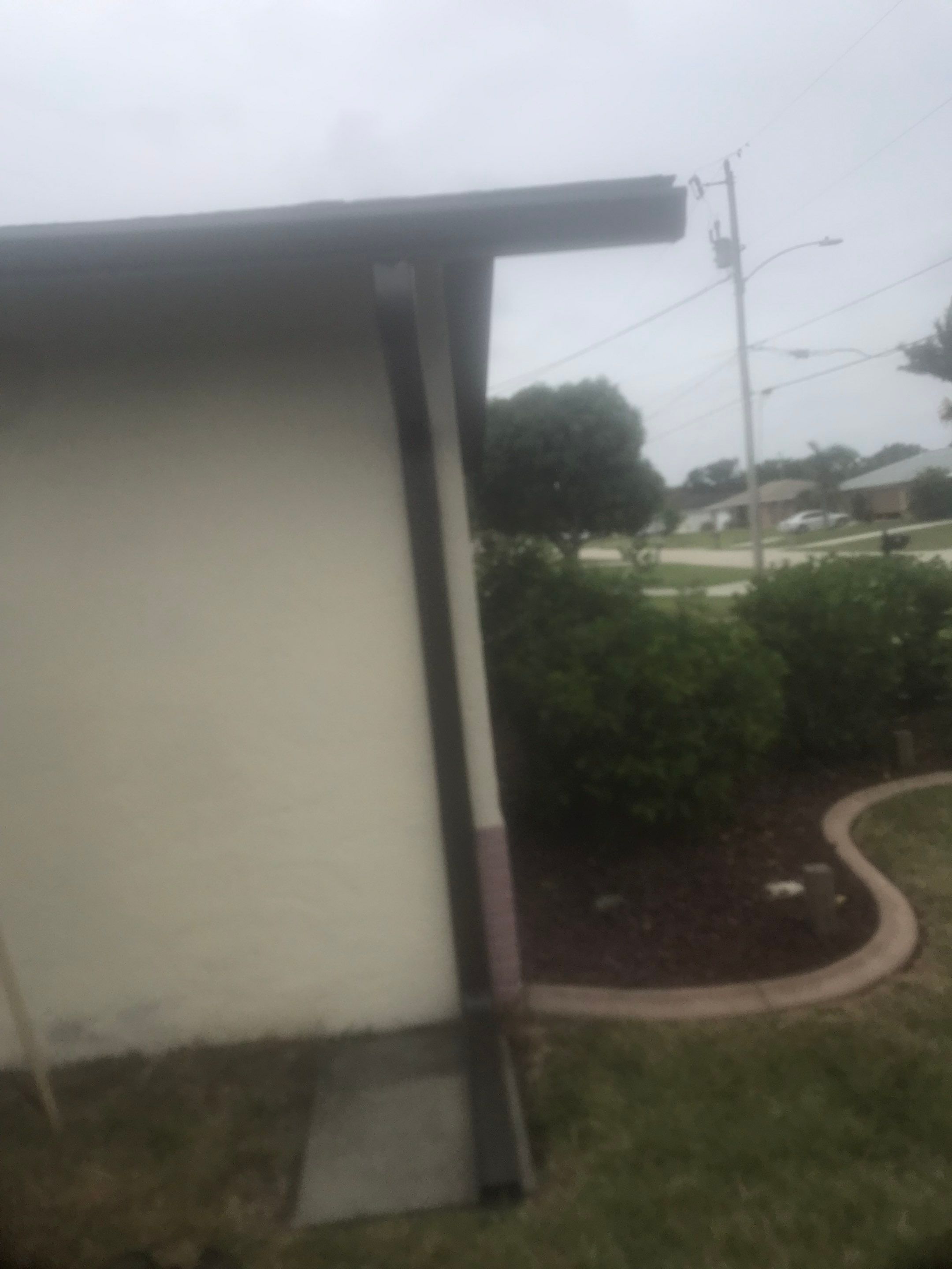 6-inch Aluminum Bronze Seamless Project with Downspouts, Splash Guards. Soffit&Fascia in Cape Coral FL by Gutter Professors