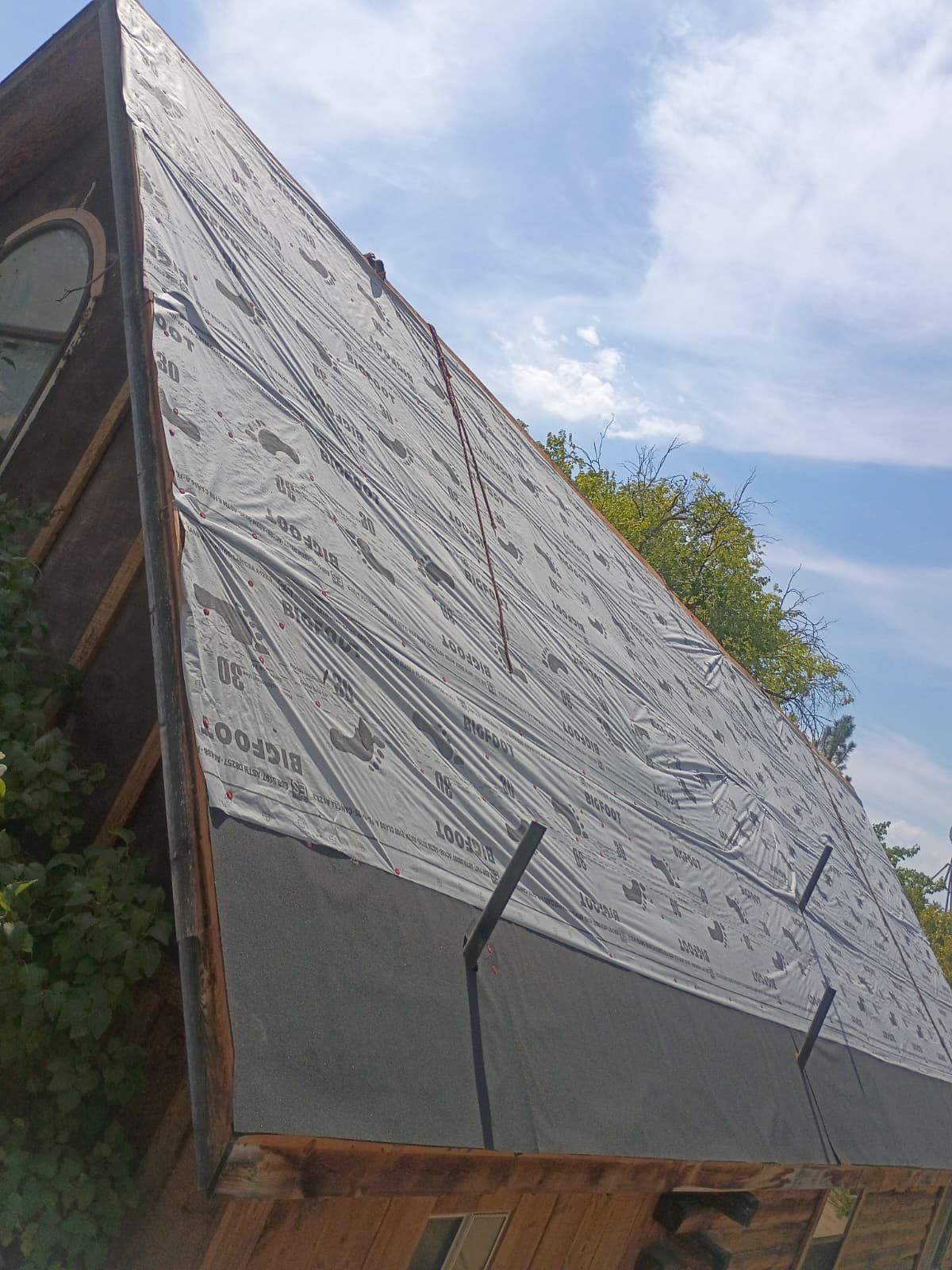 Architectural Shingle Roof Replacement for Boise Log Cabin Home by Olive Roofing