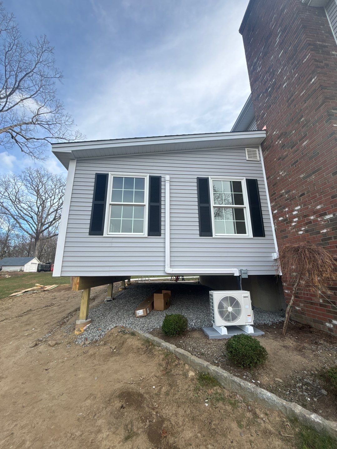 Siding Installation using certainteed monogram 4" double 4 by A Plus Exterior