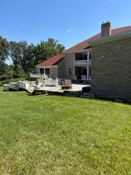 Gutter Cleaning in Warren Township, NJ — Gallo Bros job photo