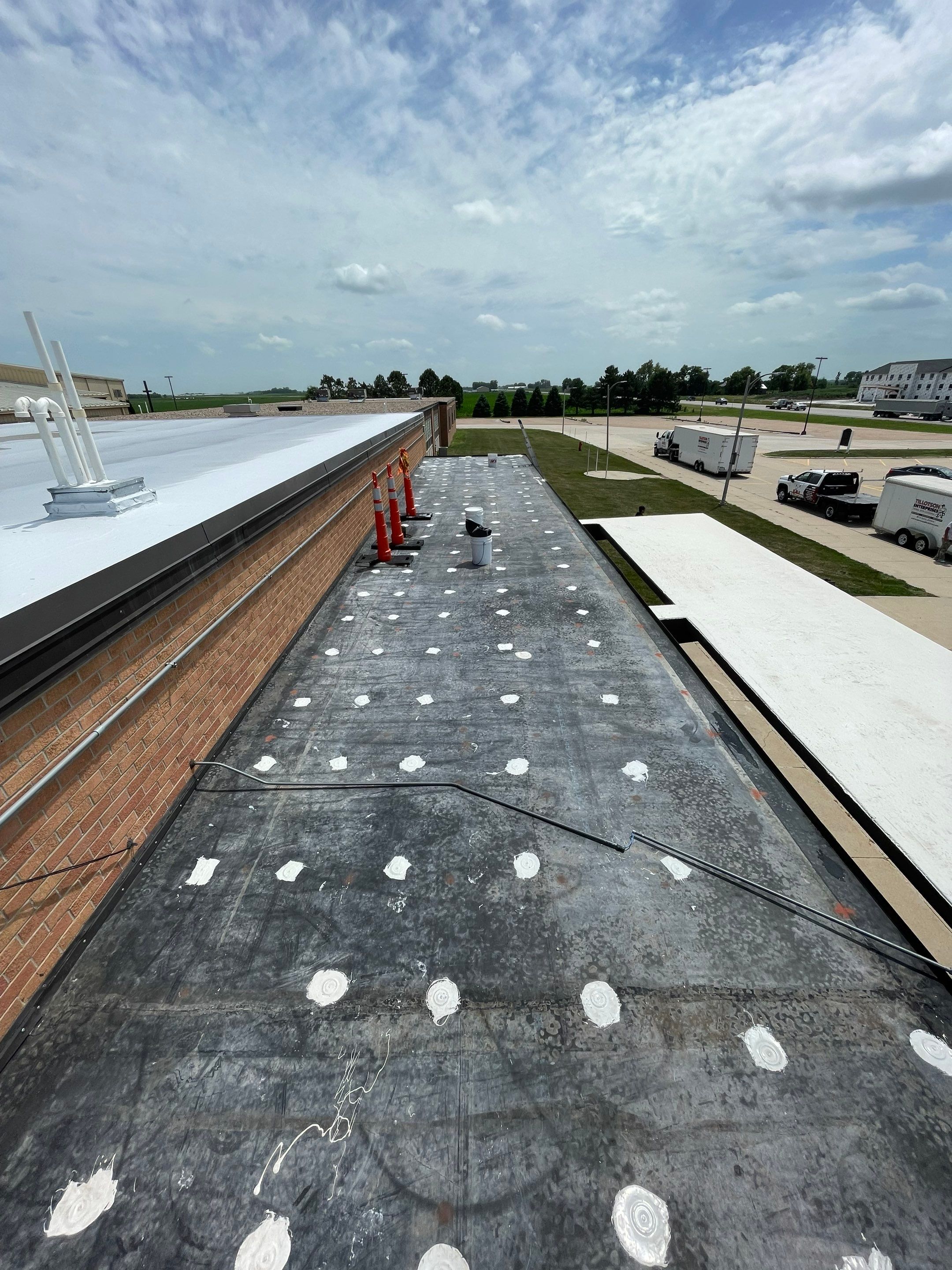 Single-Ply Roofing System – Aquinas Catholic School by Tillotson Enterprises