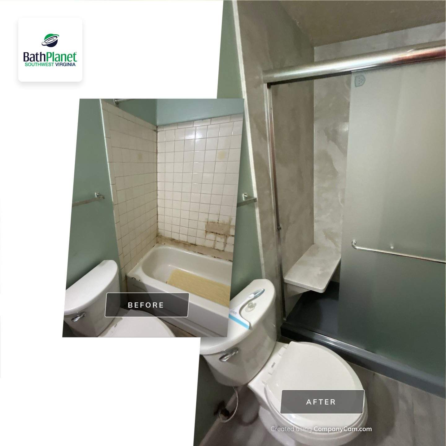 Before Vs After by BathPlanet SW Virginia