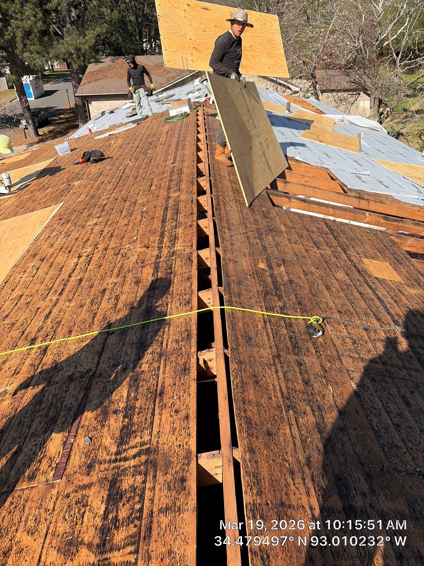 Full Roof Replacement and Storm Damage Restoration in Hot Springs by Temple Roofing and Exteriors