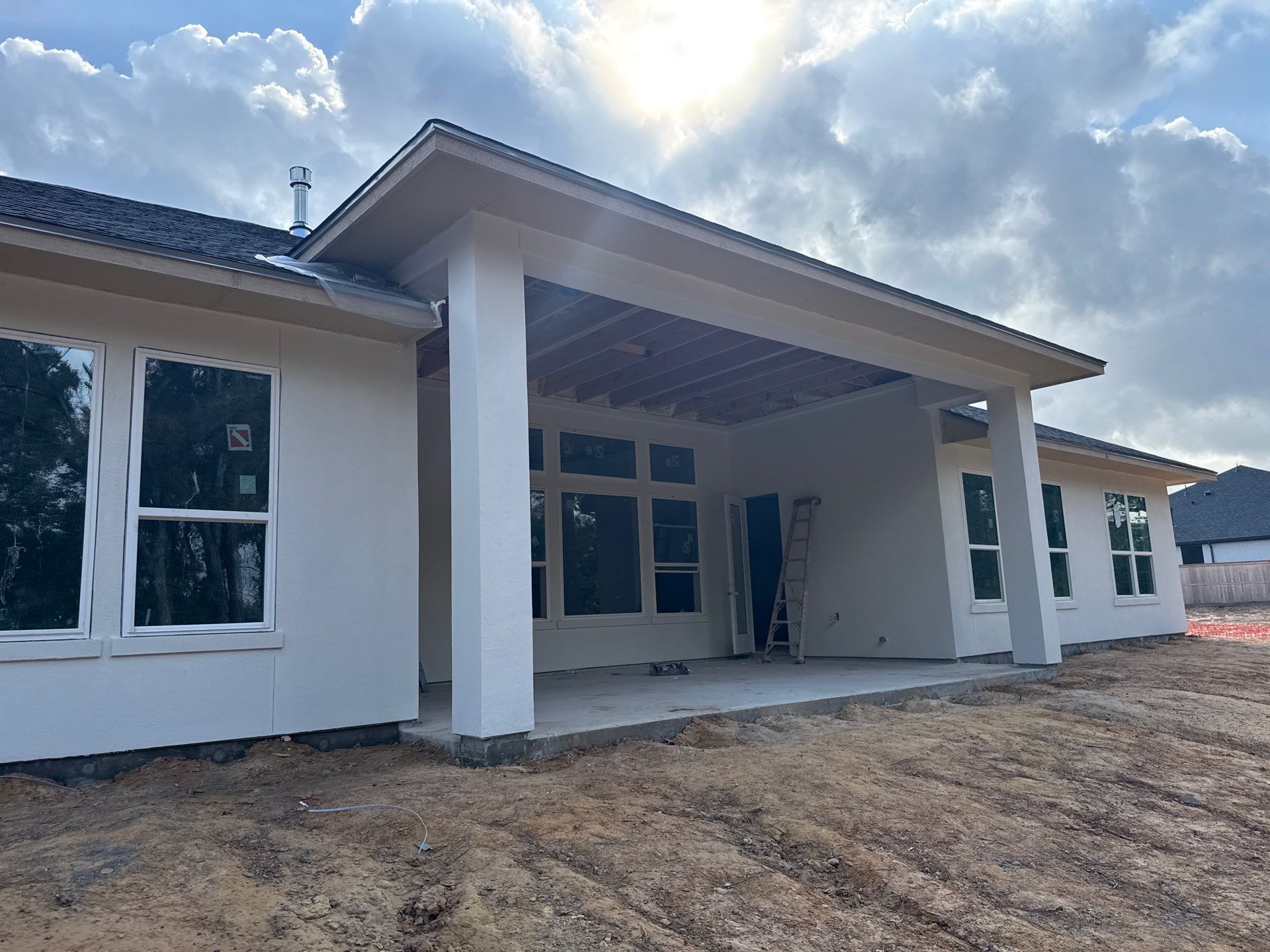 Pre-Landscape Precision: Stucco Finish with Backer Rod Detail by Apex Conventional Stucco Llc