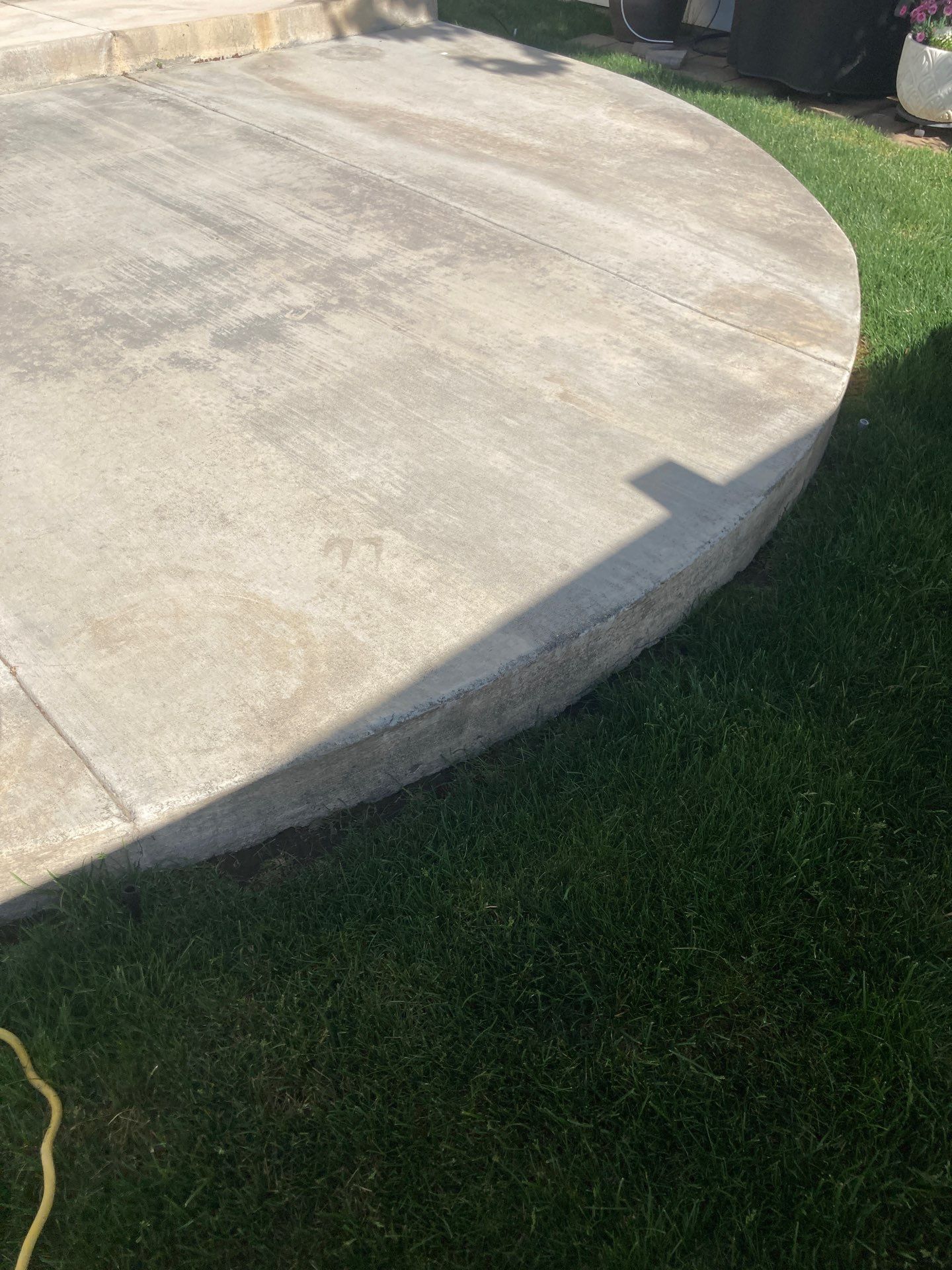 Patio Transformation using Sandstone by Croc Coatings, LLC