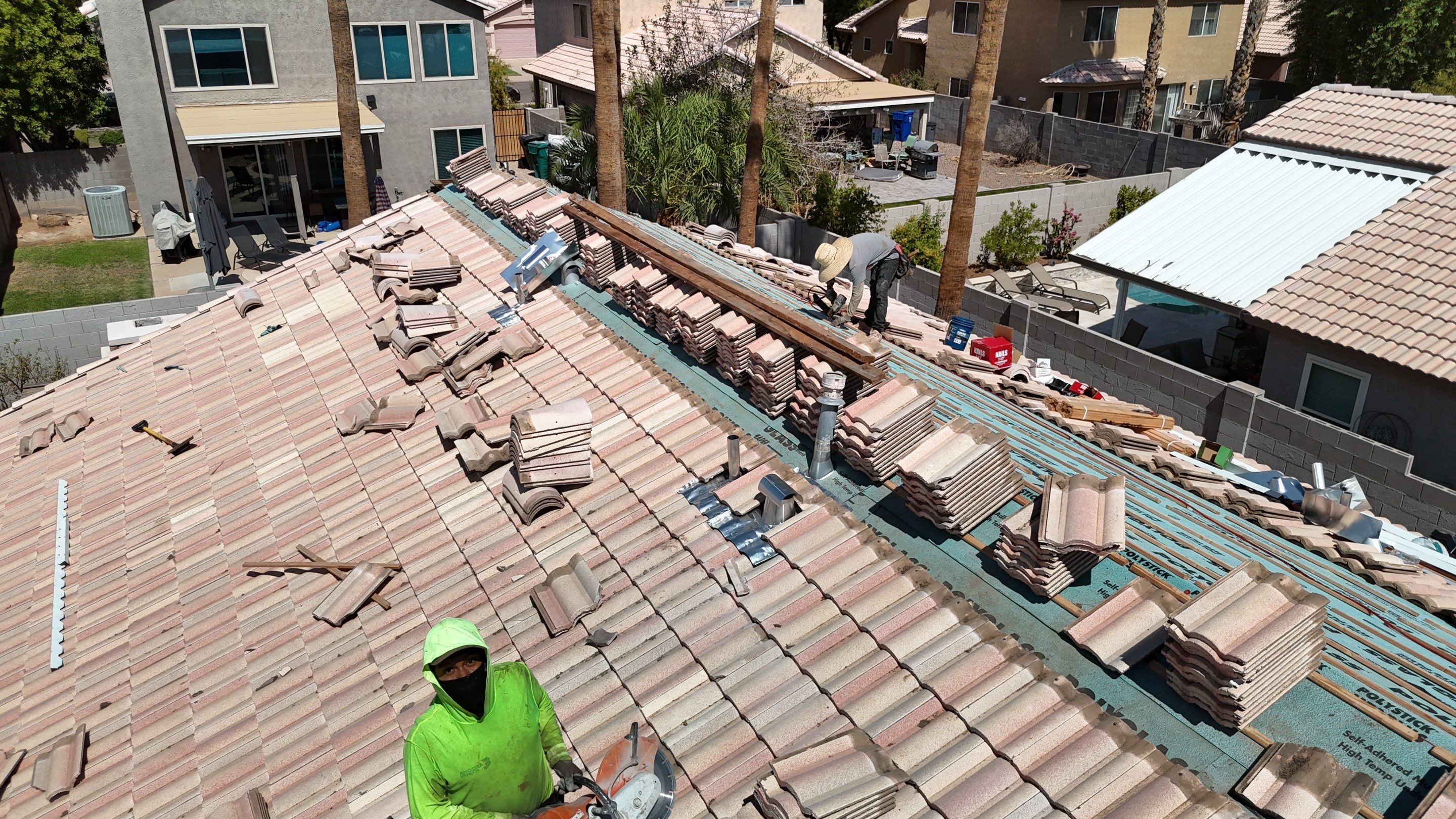 Project in Mesa, AZ by Saint Roofing