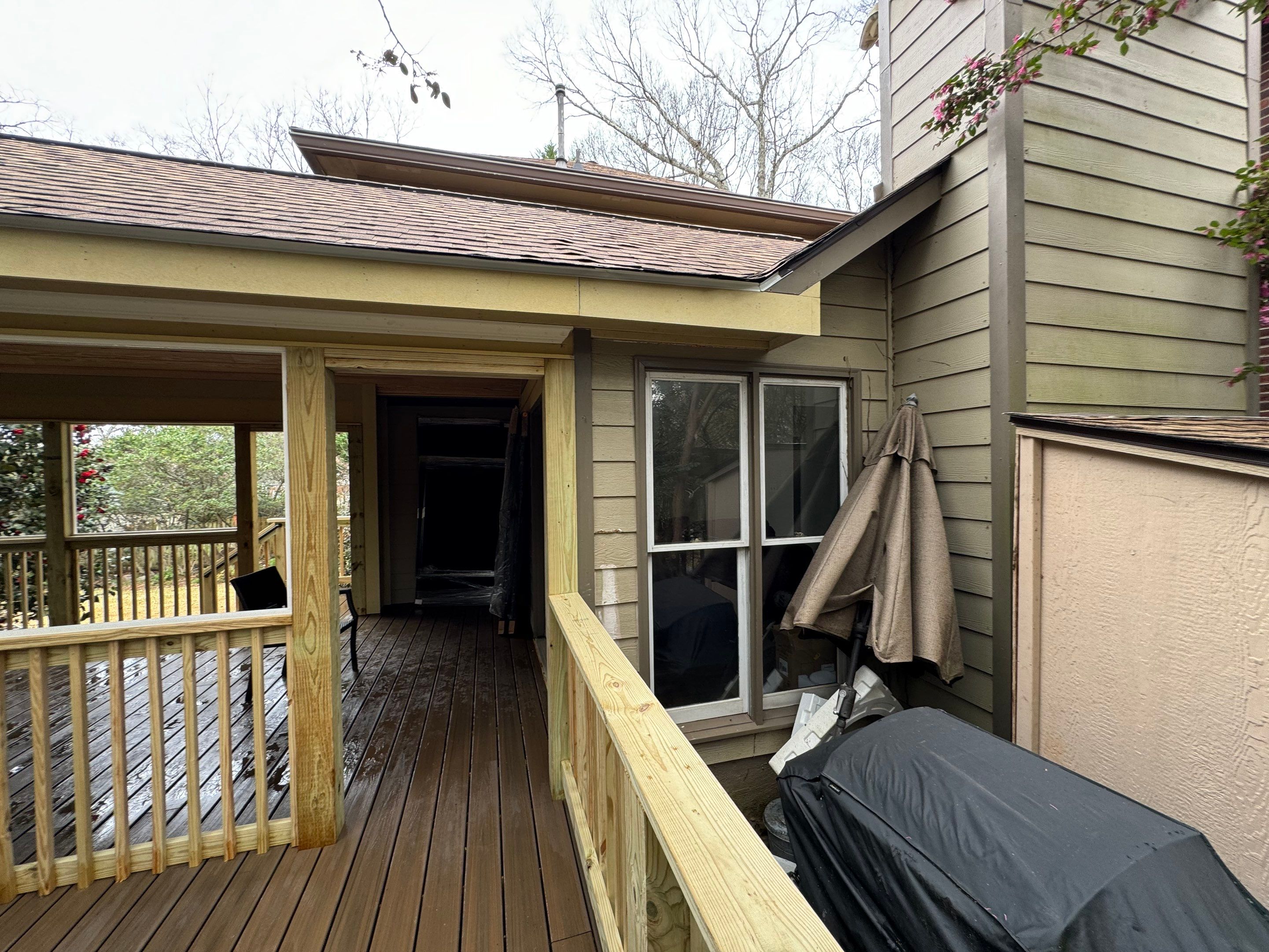 Custom Screened Porch Addition with Vaulted Wood Ceiling in Decatur by Swift Home Renovations