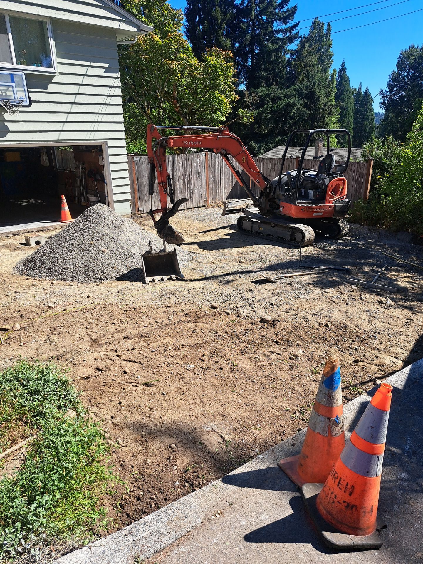 Front Driveway & Stairs Concrete Renovation | Kenmore  by Jireh Asphalt & Concrete Inc 