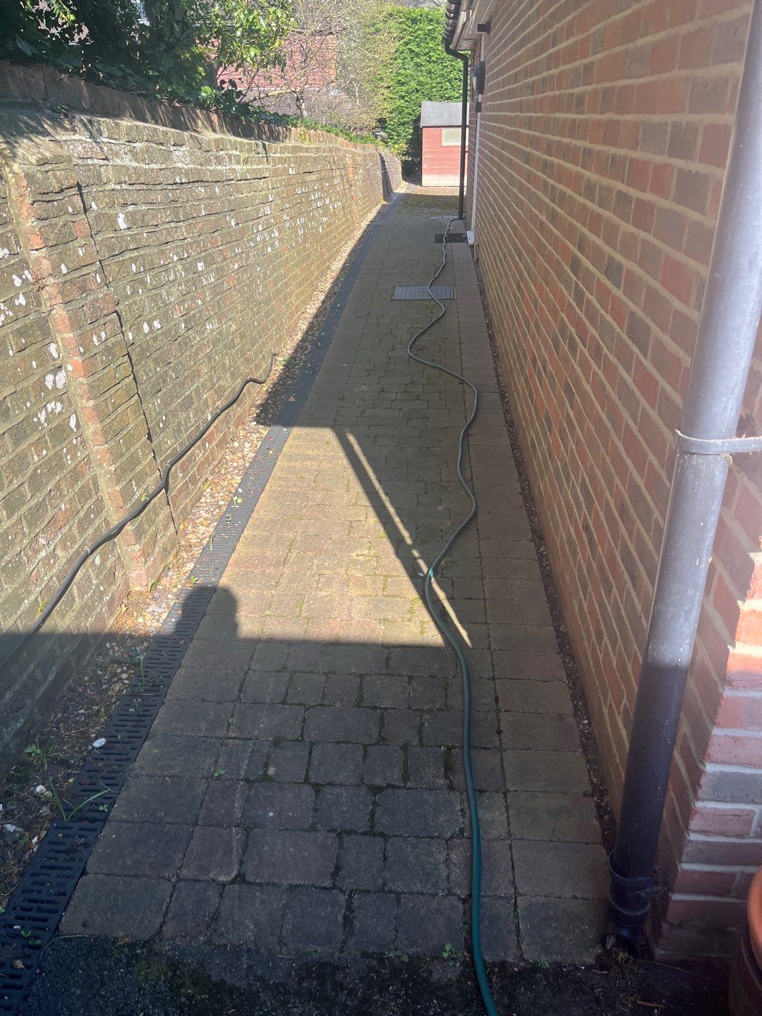 Patio Clean using Honda 21lt High Pressure Machine by Ges Exterior Cleaning ltd