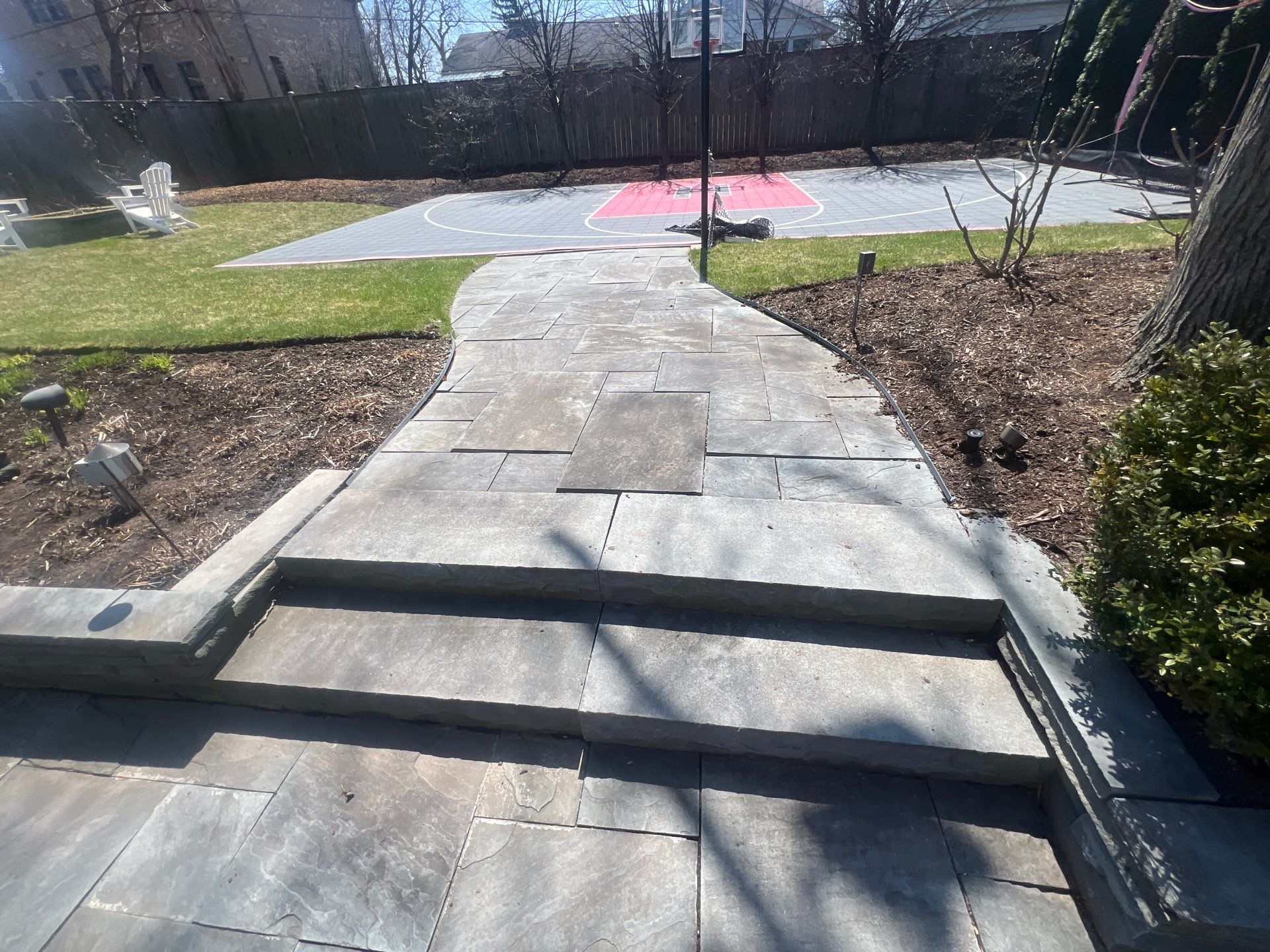 bluestone using Algaecide, soft wash soap by Northern Power Washing LLC.