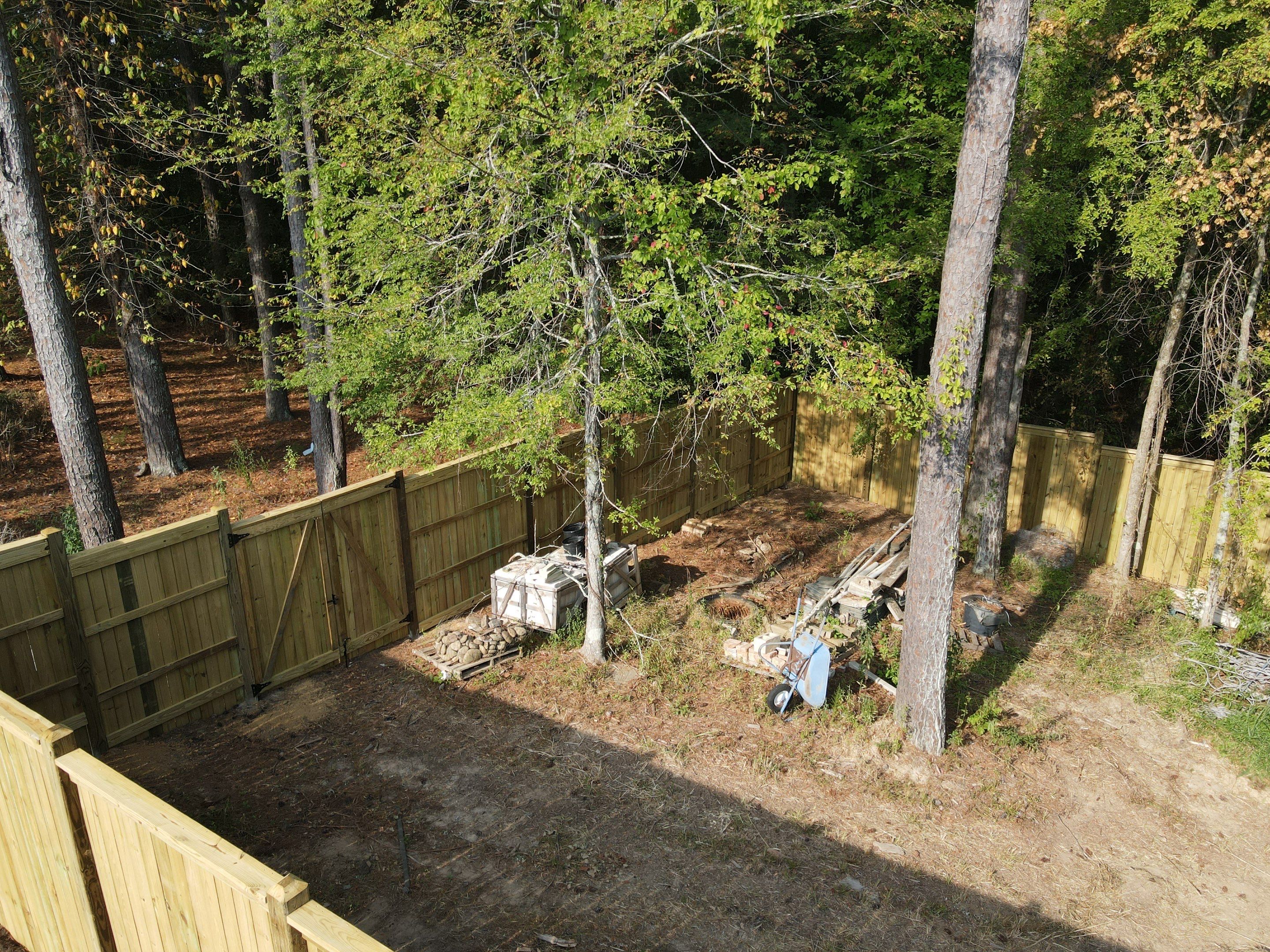 8ft Treated Pine Good Neighbor Fence by Roberson Construction LLC