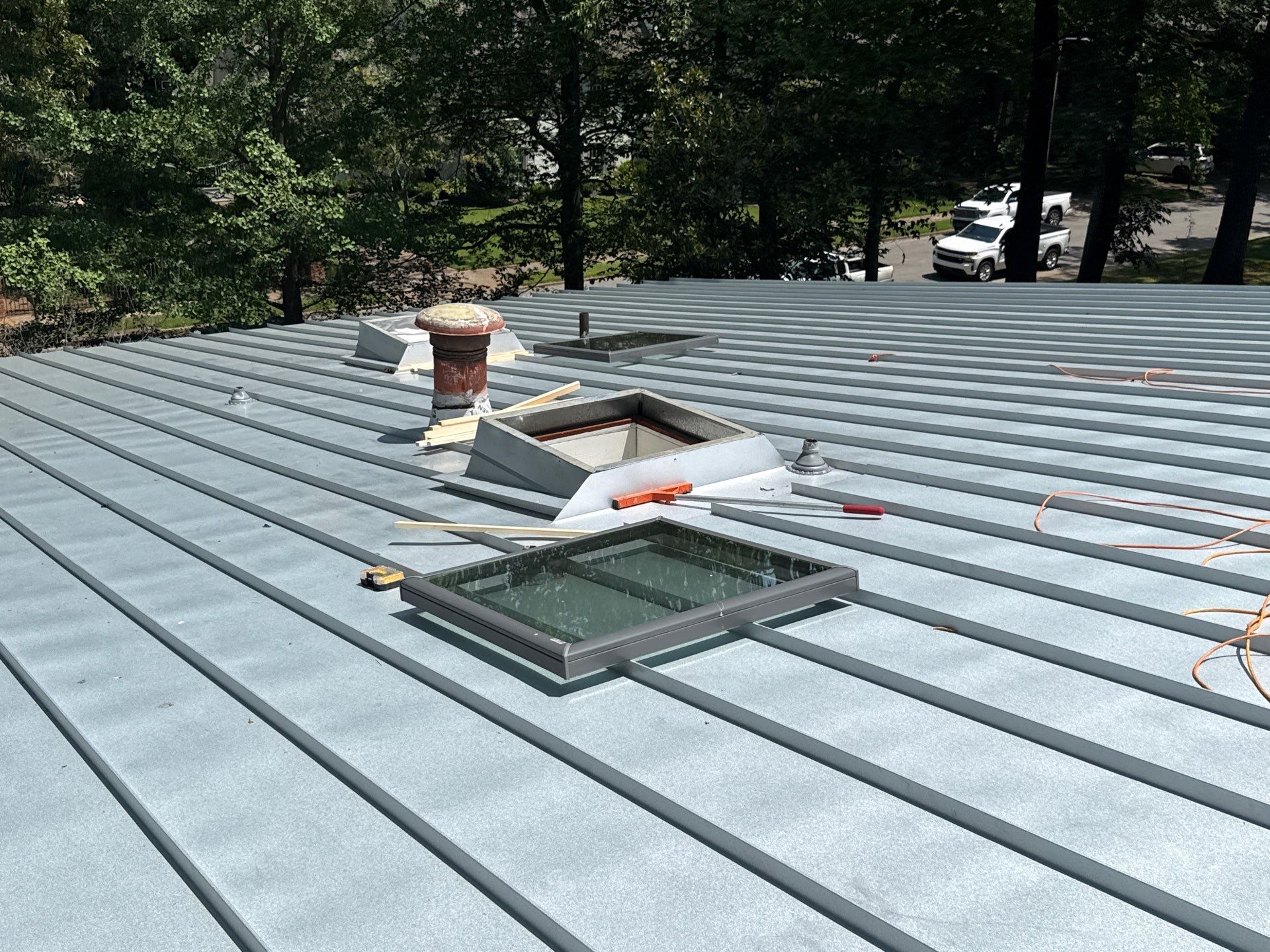 Residential Standing Seam Metal Roof and Membrane Replacement in Memphis by Revival Roofing Services