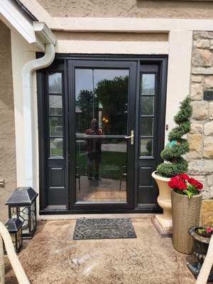 All New Craneboard D7 siding and New prefinished front door  