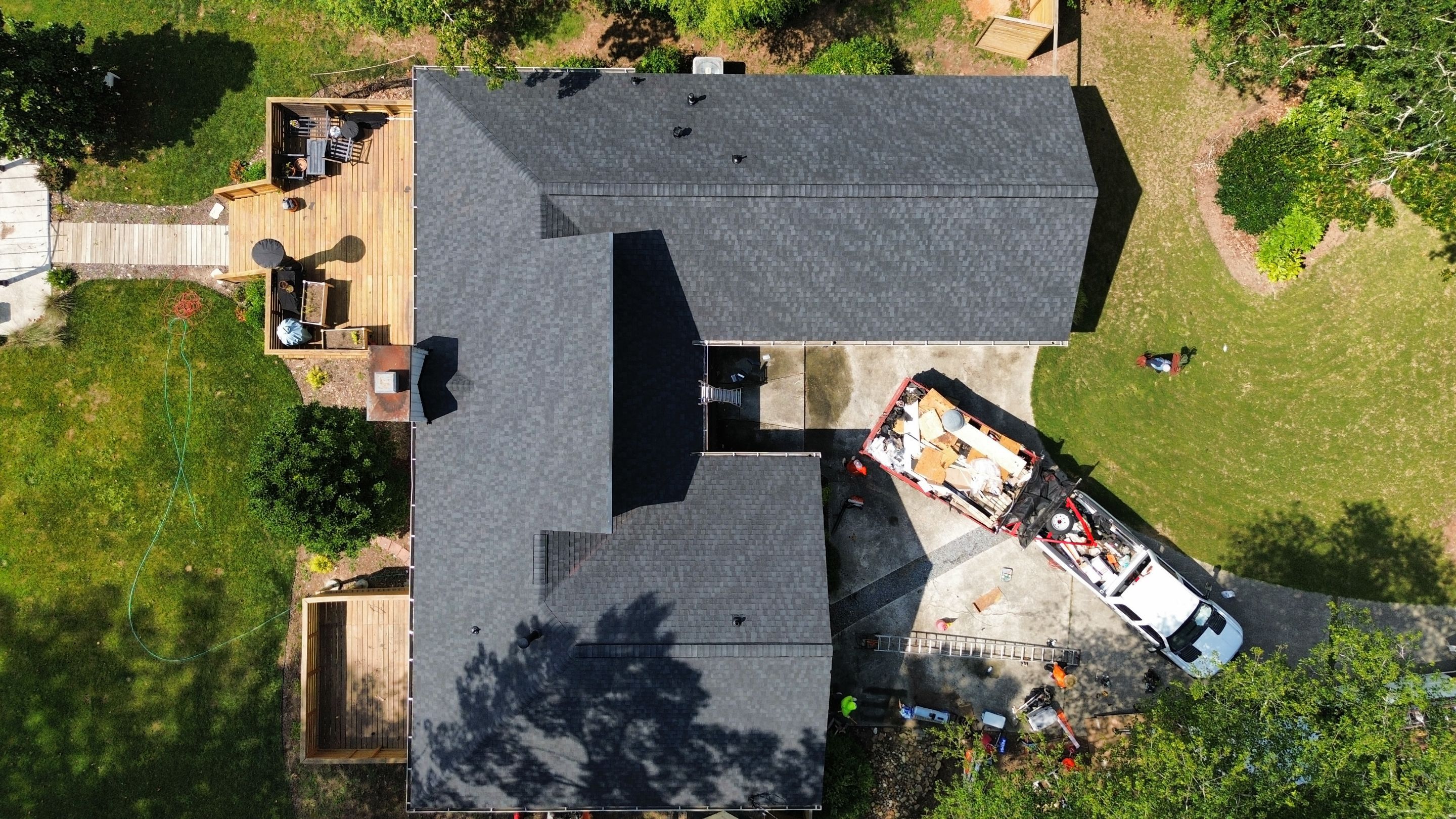 Marietta, GA Roof Replacement CertainTeed Landmark Pro Max Def Charcoal Black by Reset Roofing
