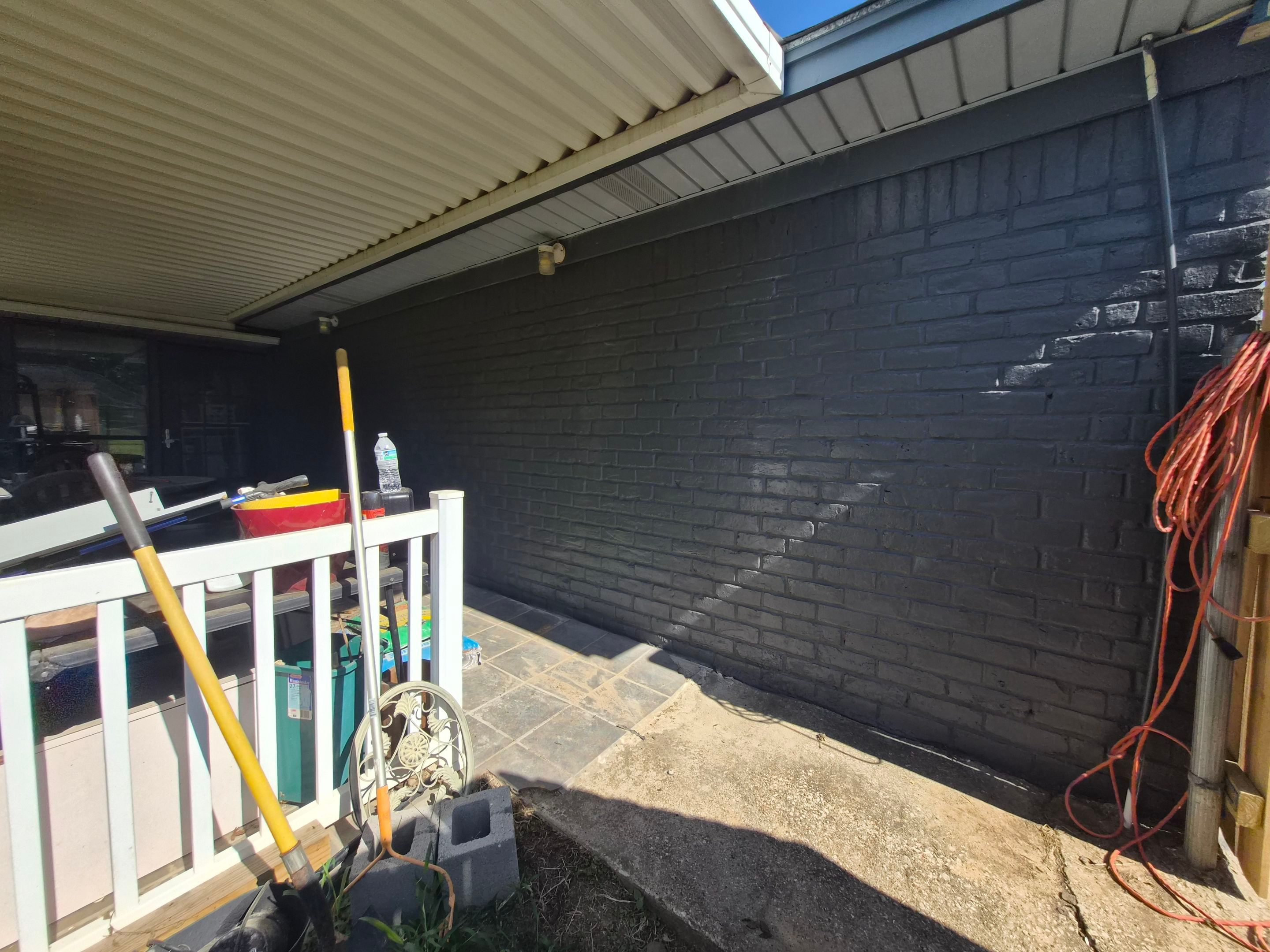 Exterior Refresh Brick Painting Job in Overton, TX by Quality Coats Painting