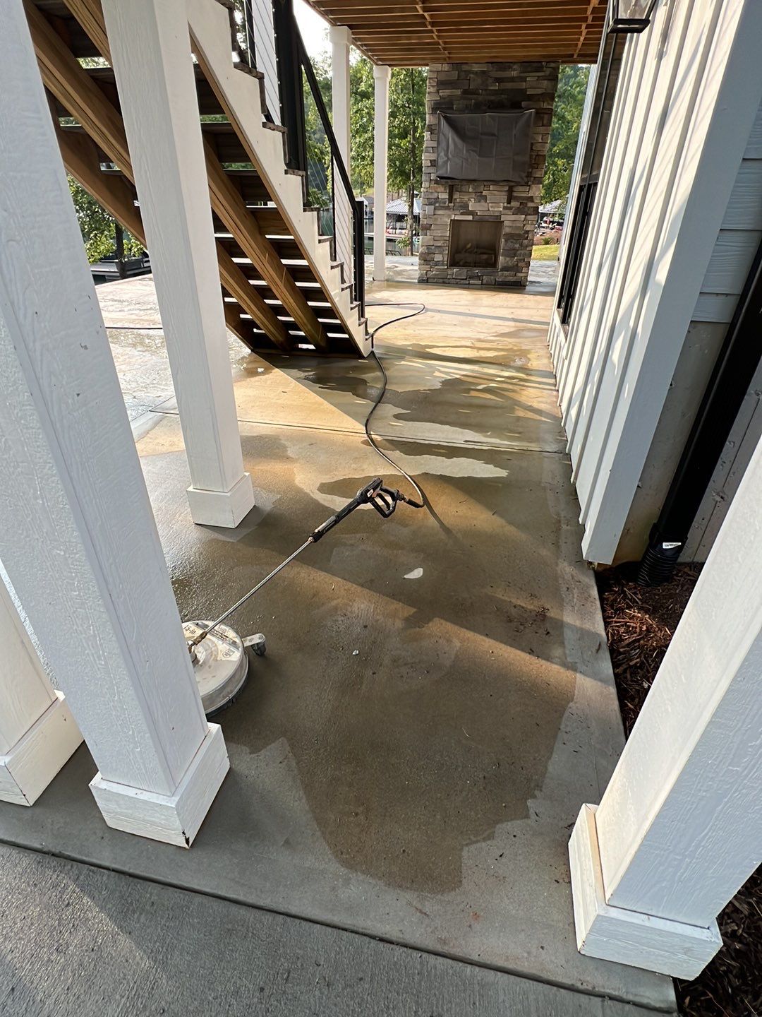 Stamped Concrete Patio by Xtreme Concrete Services