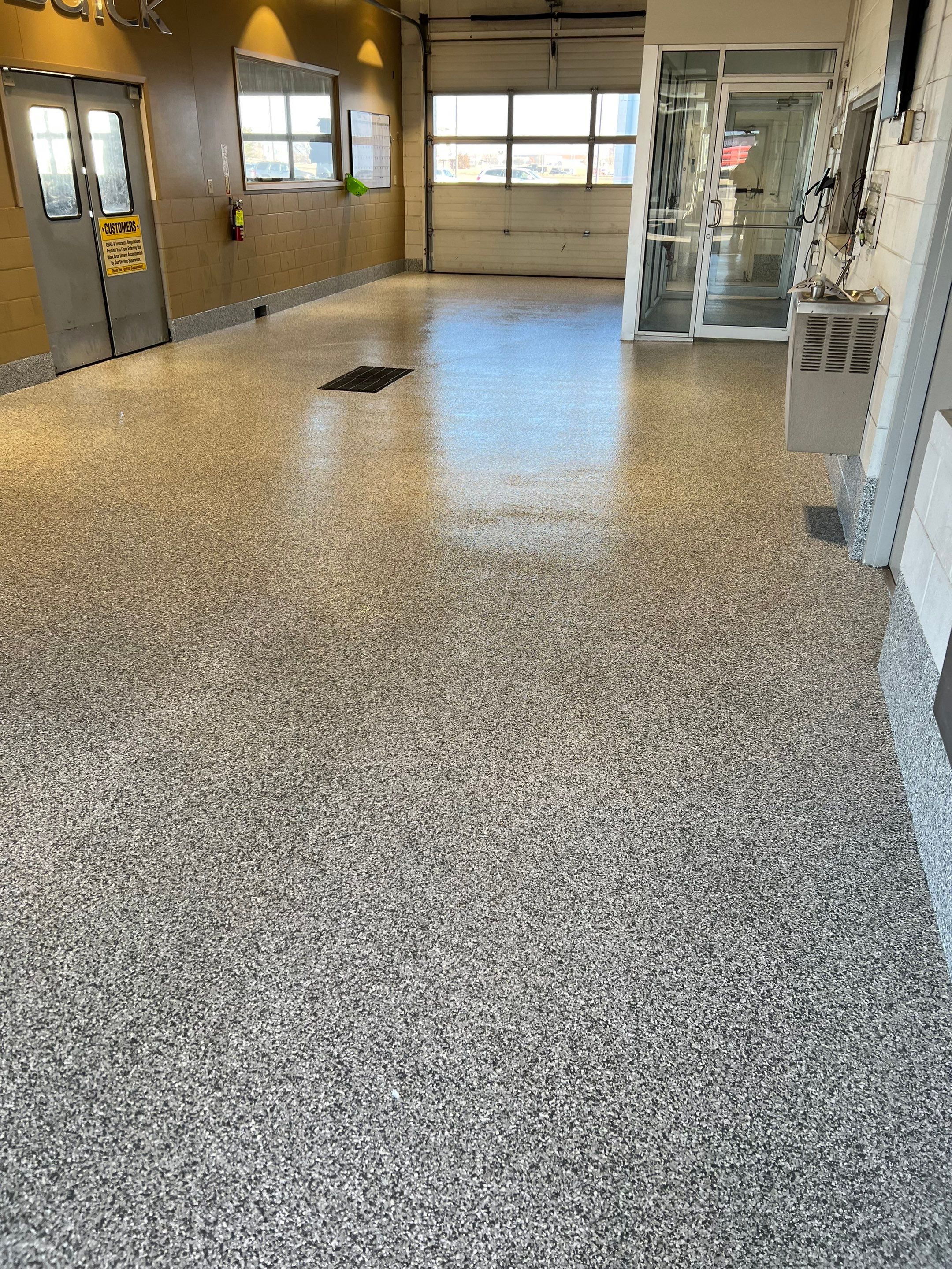 Gravel Carrera  by Granite Garage Floors