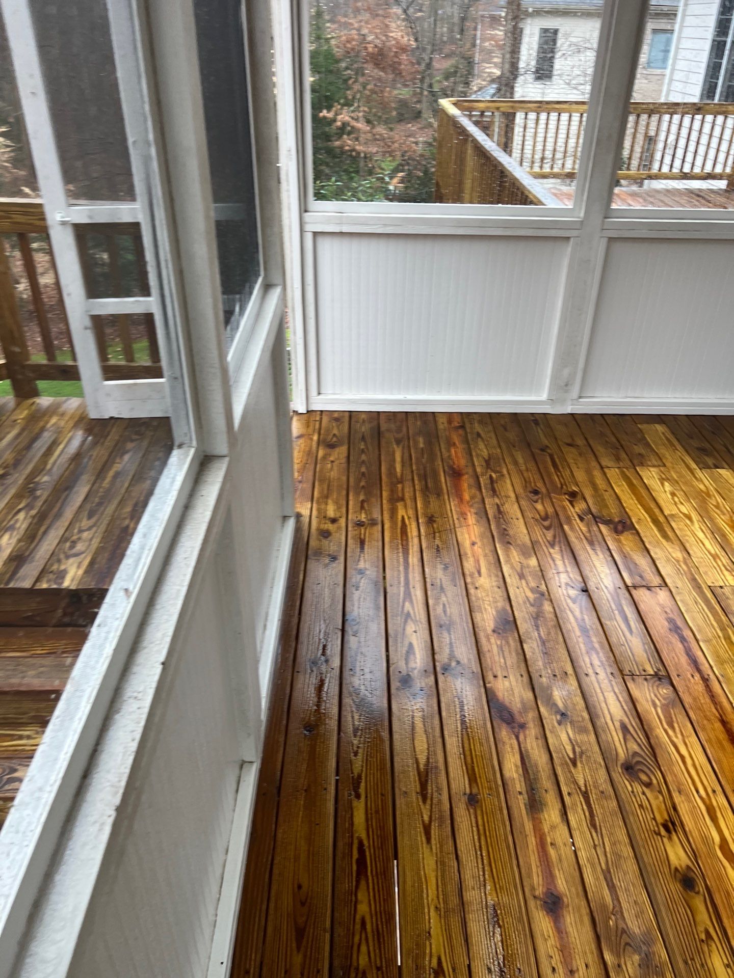 Multi level Deck coated with Wood Sealant by DuraSeal