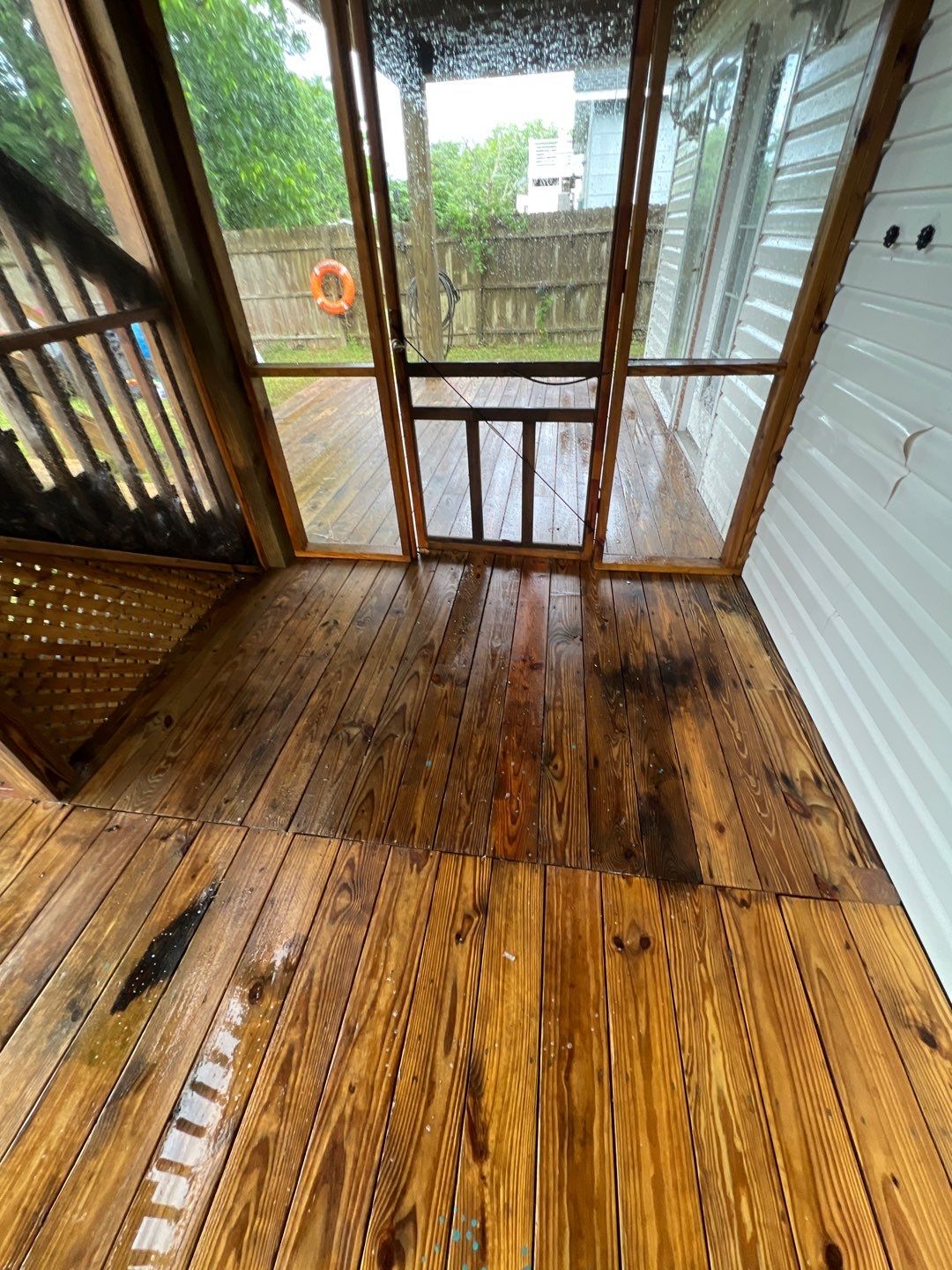 Weathered Deck using Wood Sealant by DuraSeal