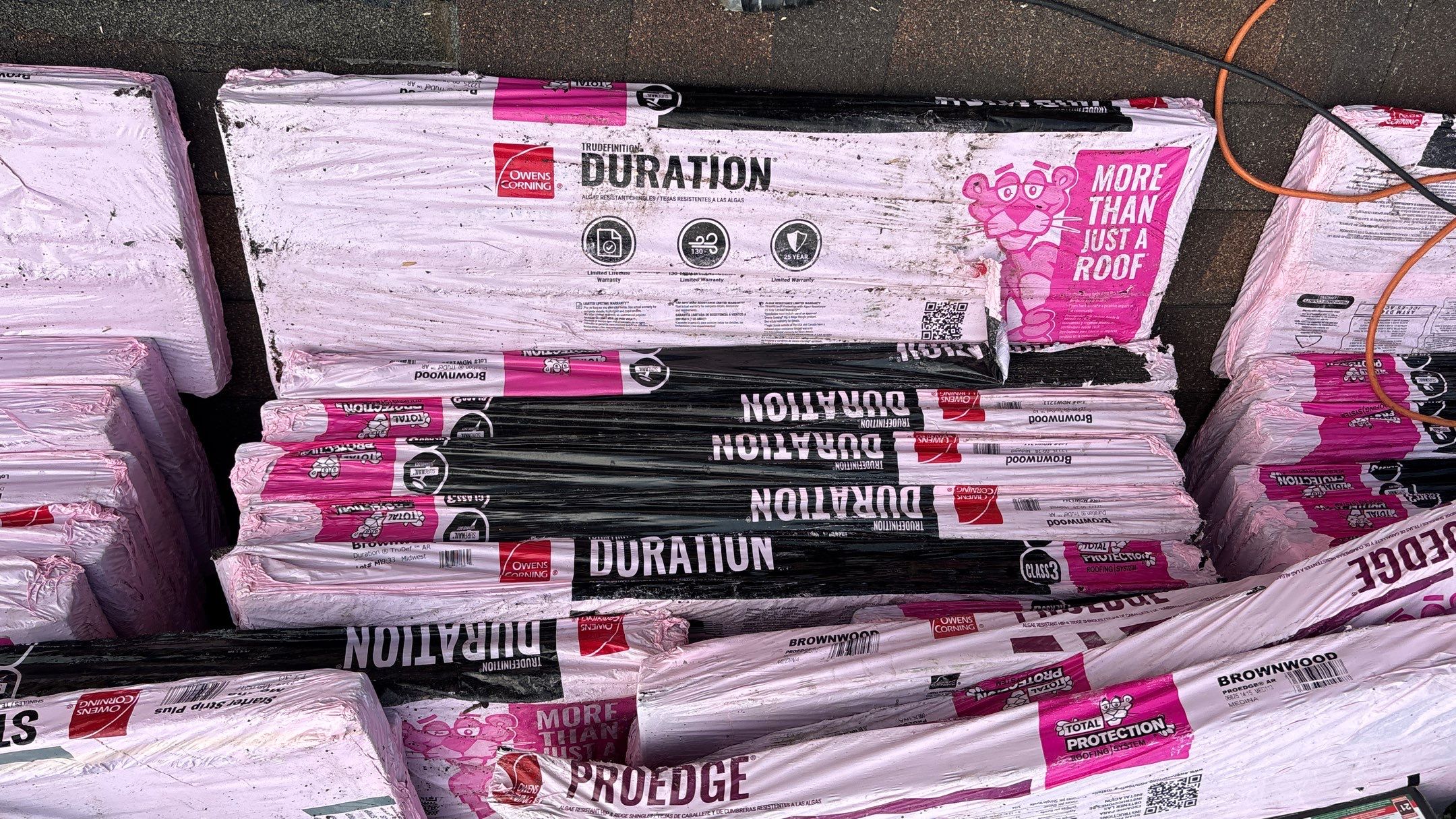 Roof Replacement using Owens Corning Brownwood by 180 Contractors