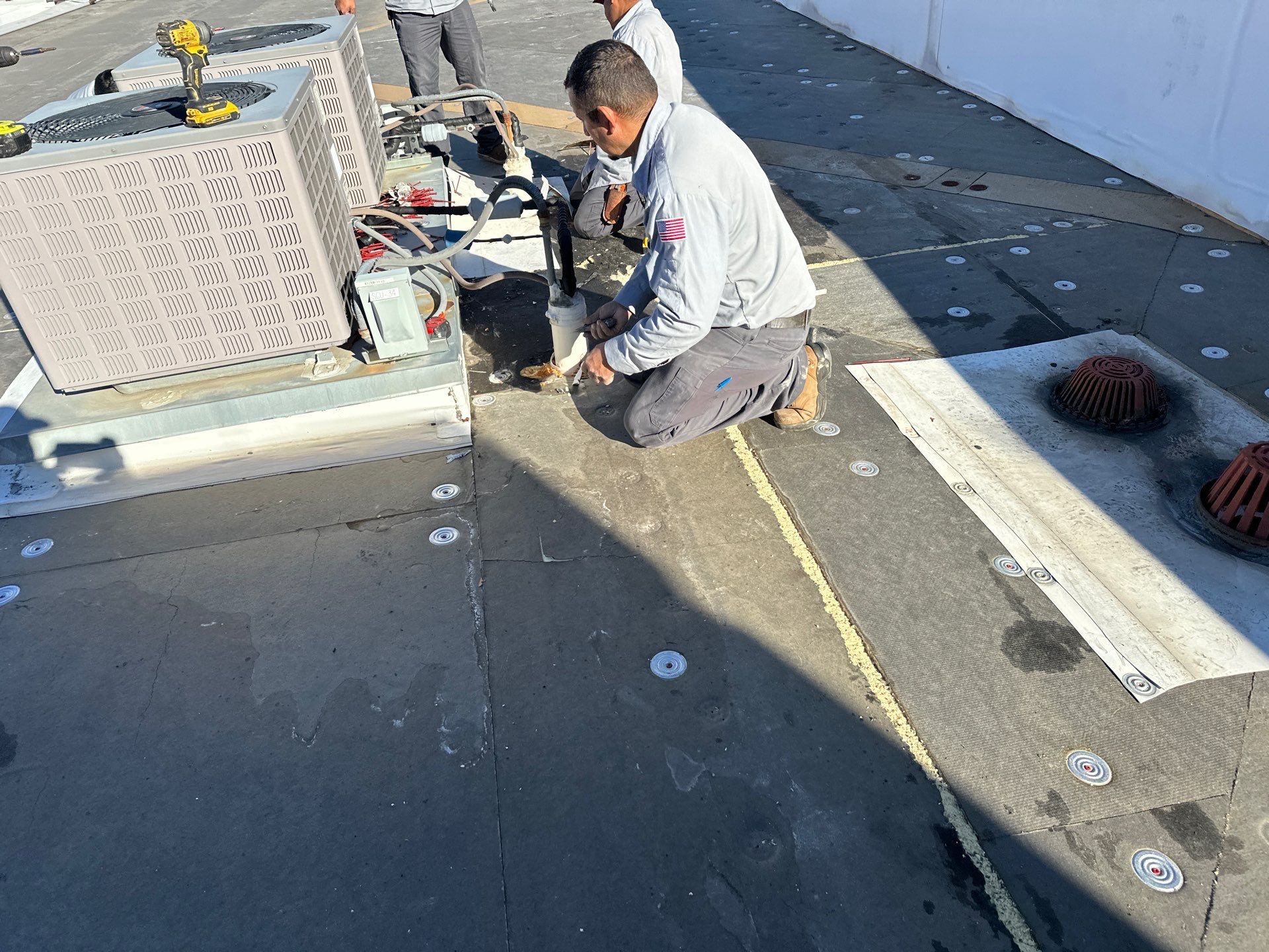 Commercial Roof Restoration by Grandmark Service Company