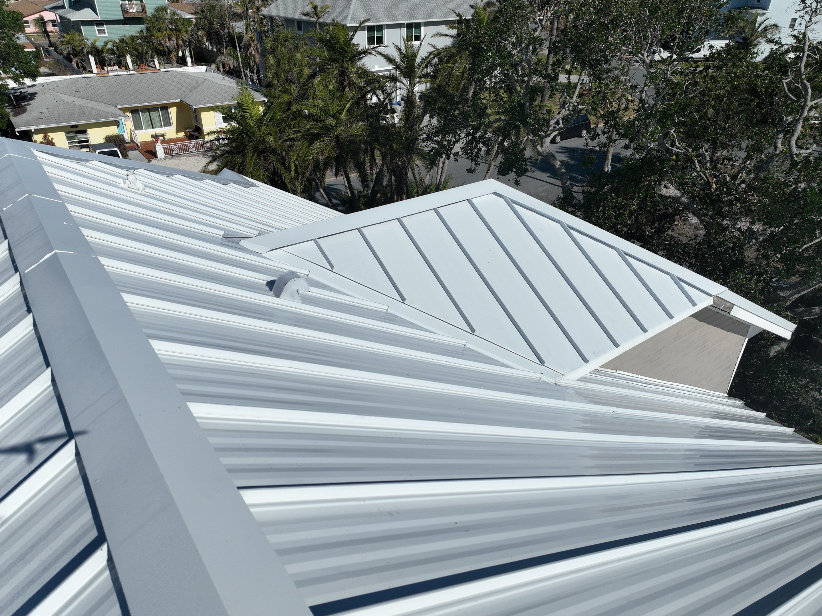 Cool White Standing Seam by Reimagine Roofing