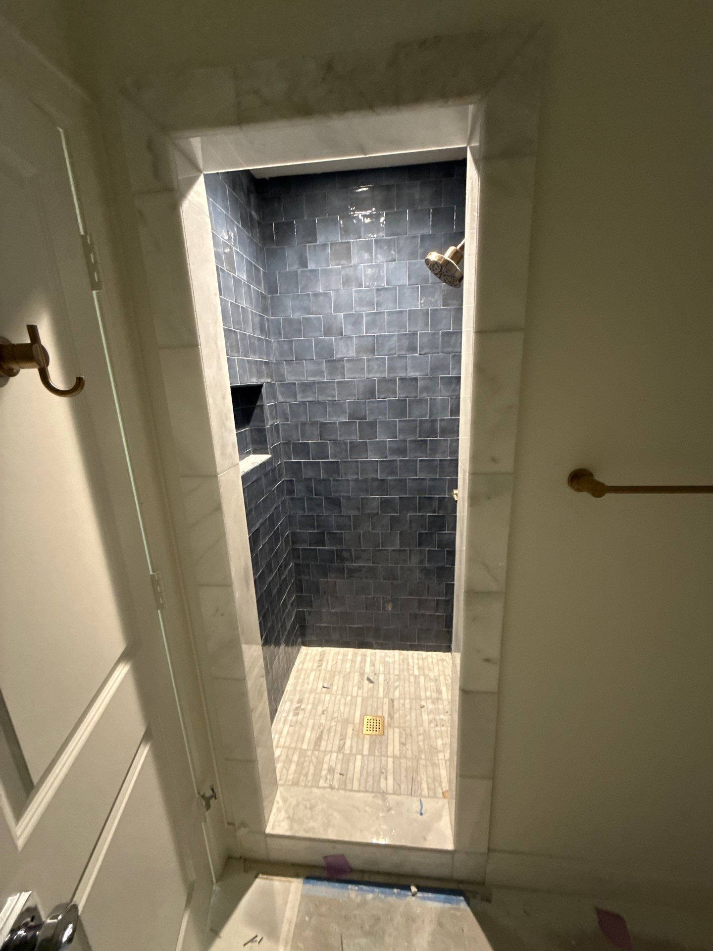 Frameless Shower Install  by Richardson Glass & Mirror
