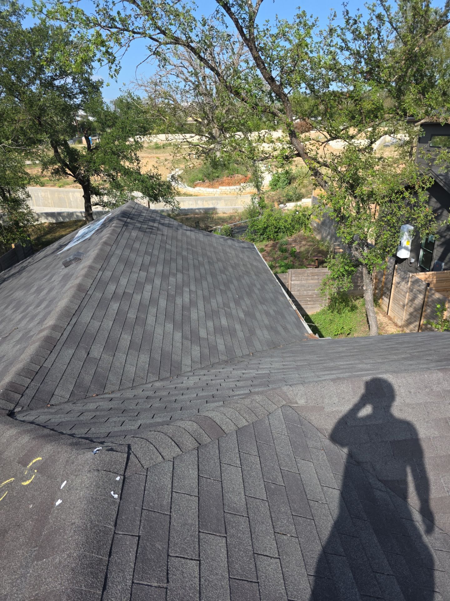 Residential Roof Replacement using GAF - HDZ - Weathered Wood by Action Exteriors Austin