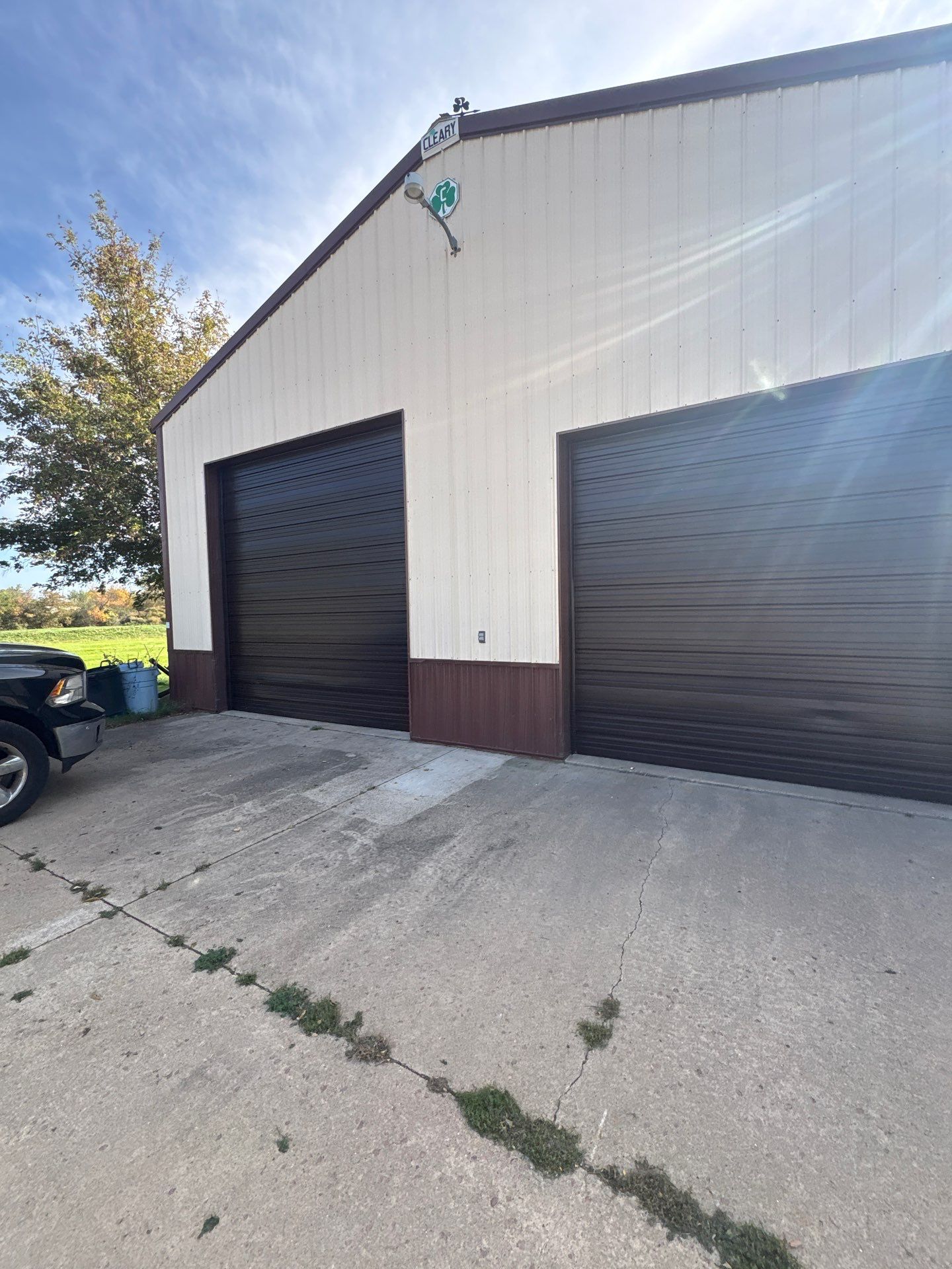 Exterior Painting for Residential Foundation and Metal Shop in Humboldt by Select Painting, Coatings & Garage Cabinets