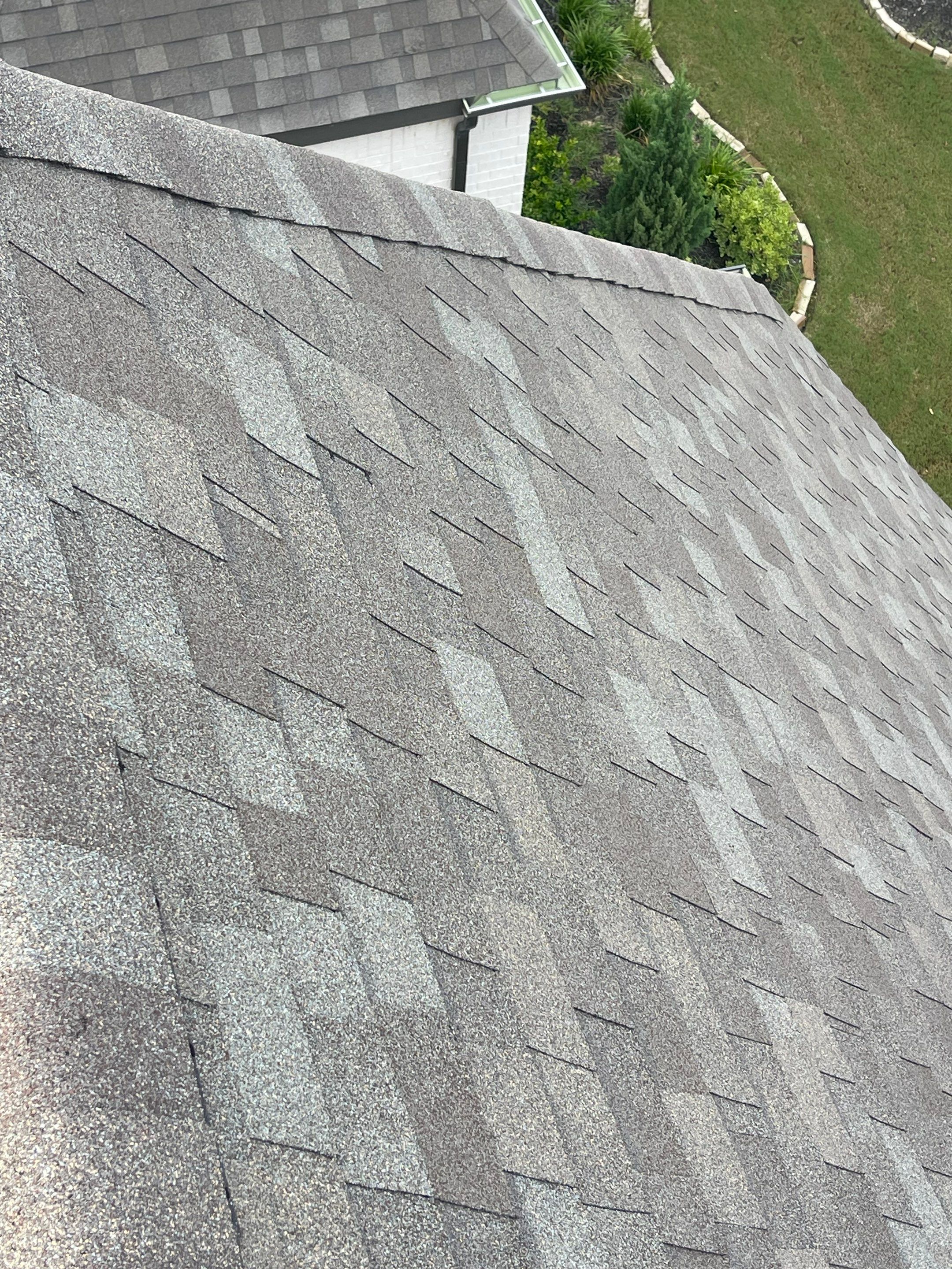 Hail Damage using Owen's Corning Duration (Lifetime) Shingles by Roof Repair Company
