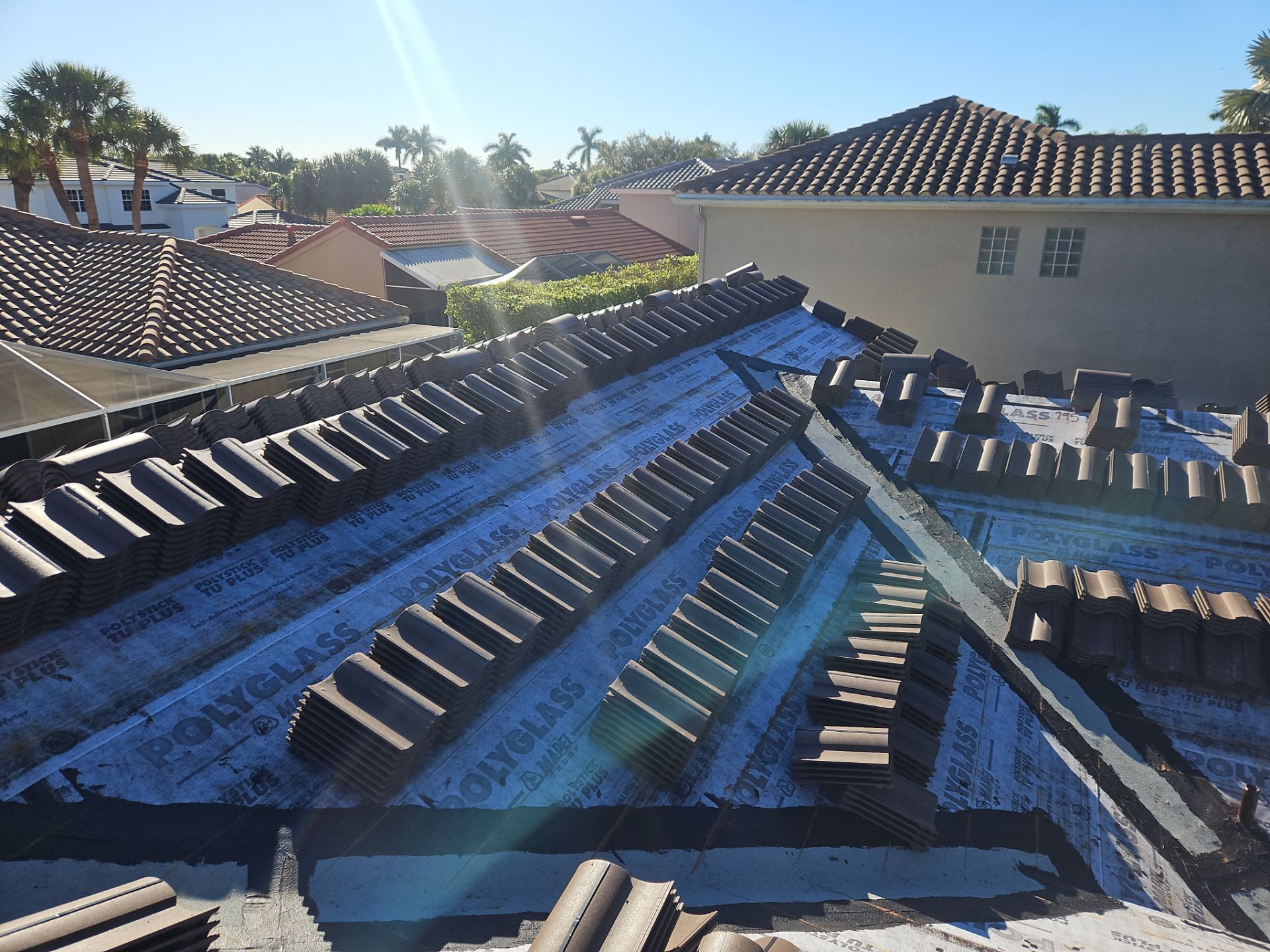 Residential Roofing Installation using WestLake Roofing Tile by BLUES BROTHERS ROOFING