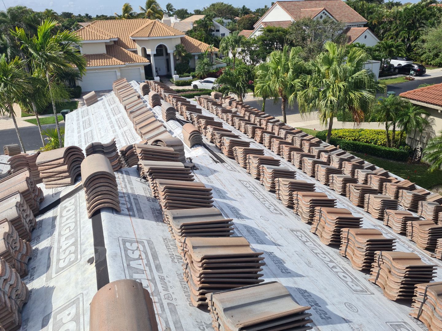 Residential Roofing Installation using Eagle Roofing Tile by BLUES BROTHERS ROOFING