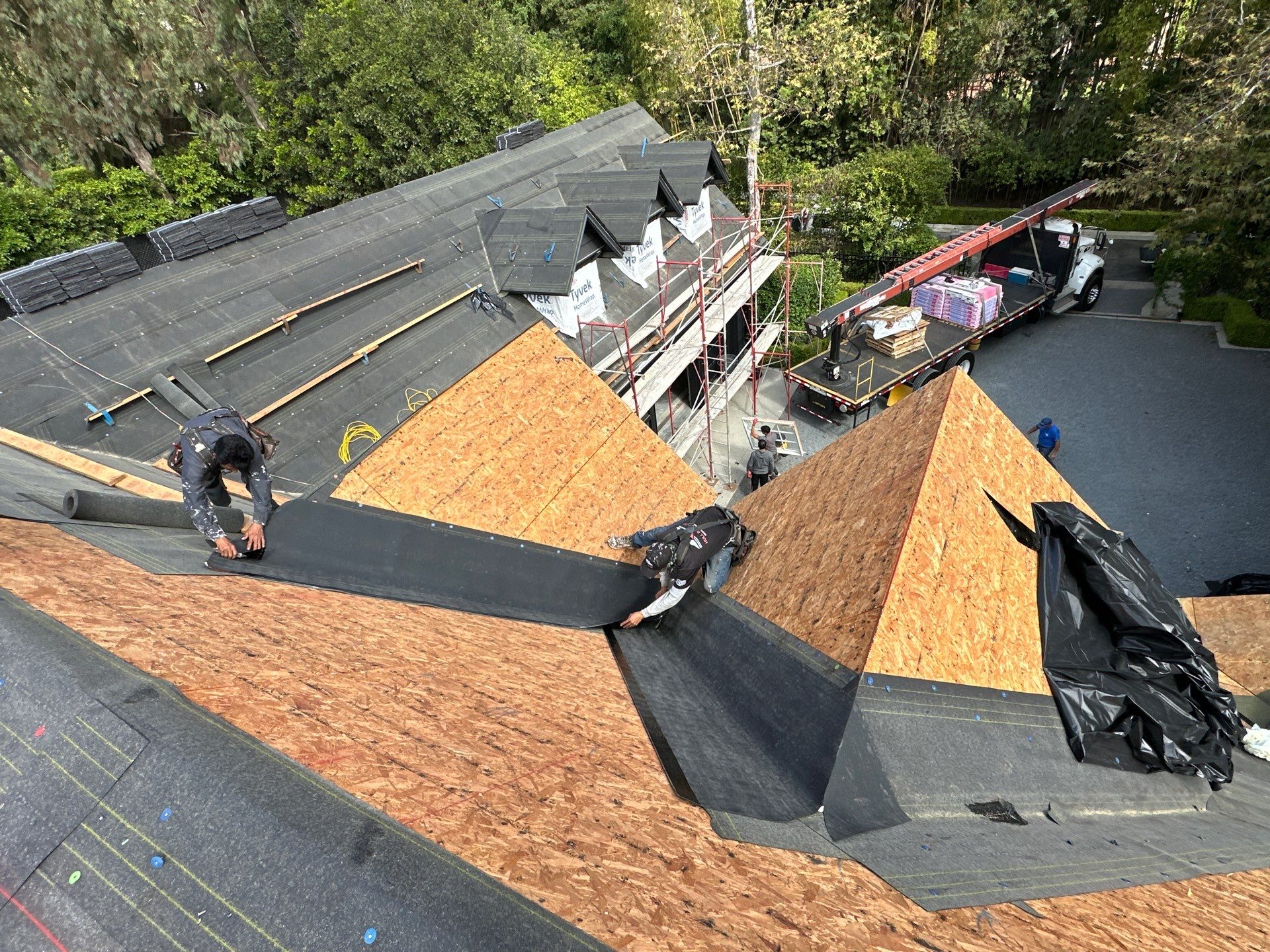 Synthetic Slate Tile Project in Brentwood by Hull Brothers Roofing