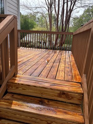 Deck using Wood Sealant