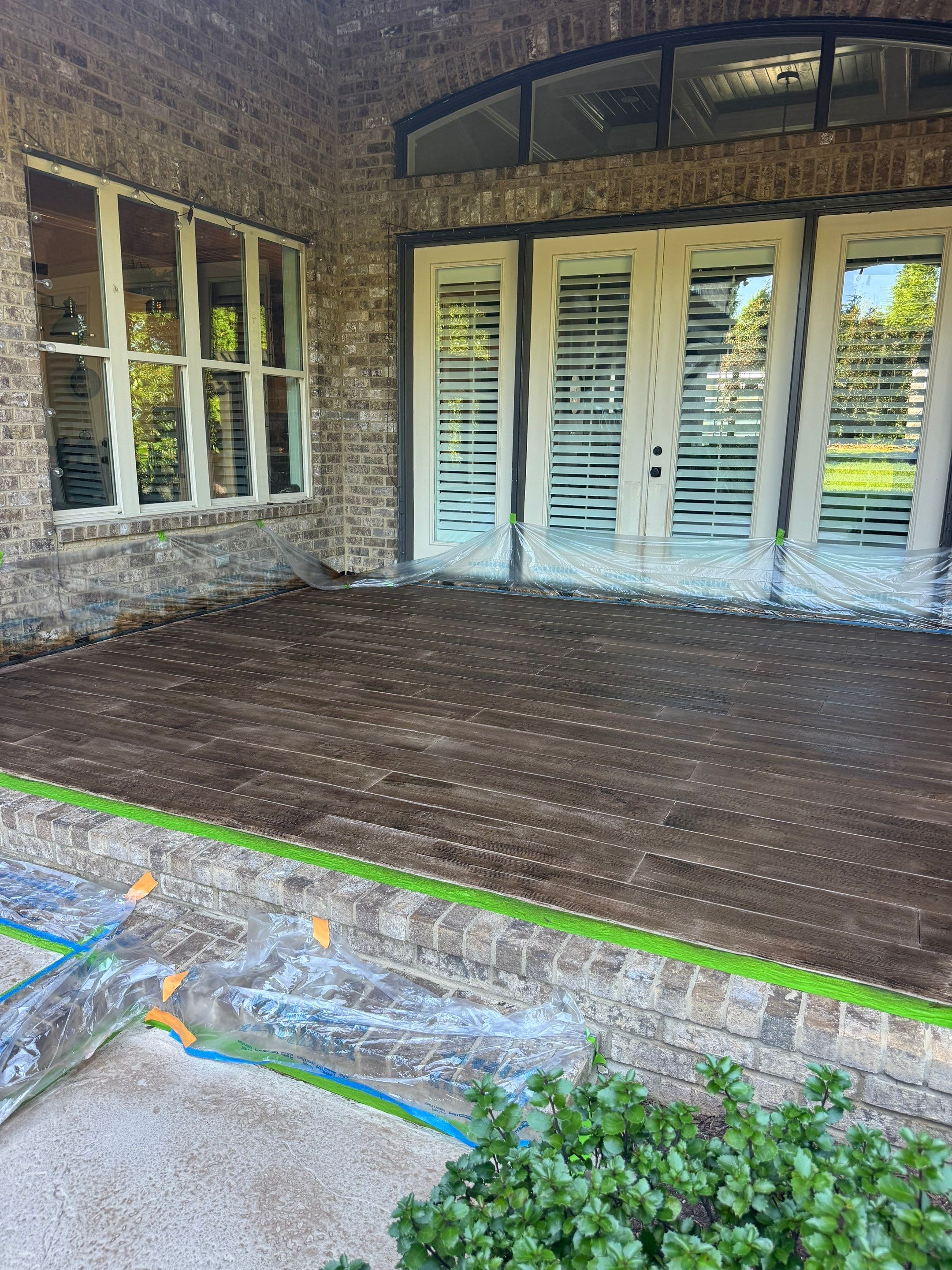 Project in Thompson's Station by Craftman Concrete