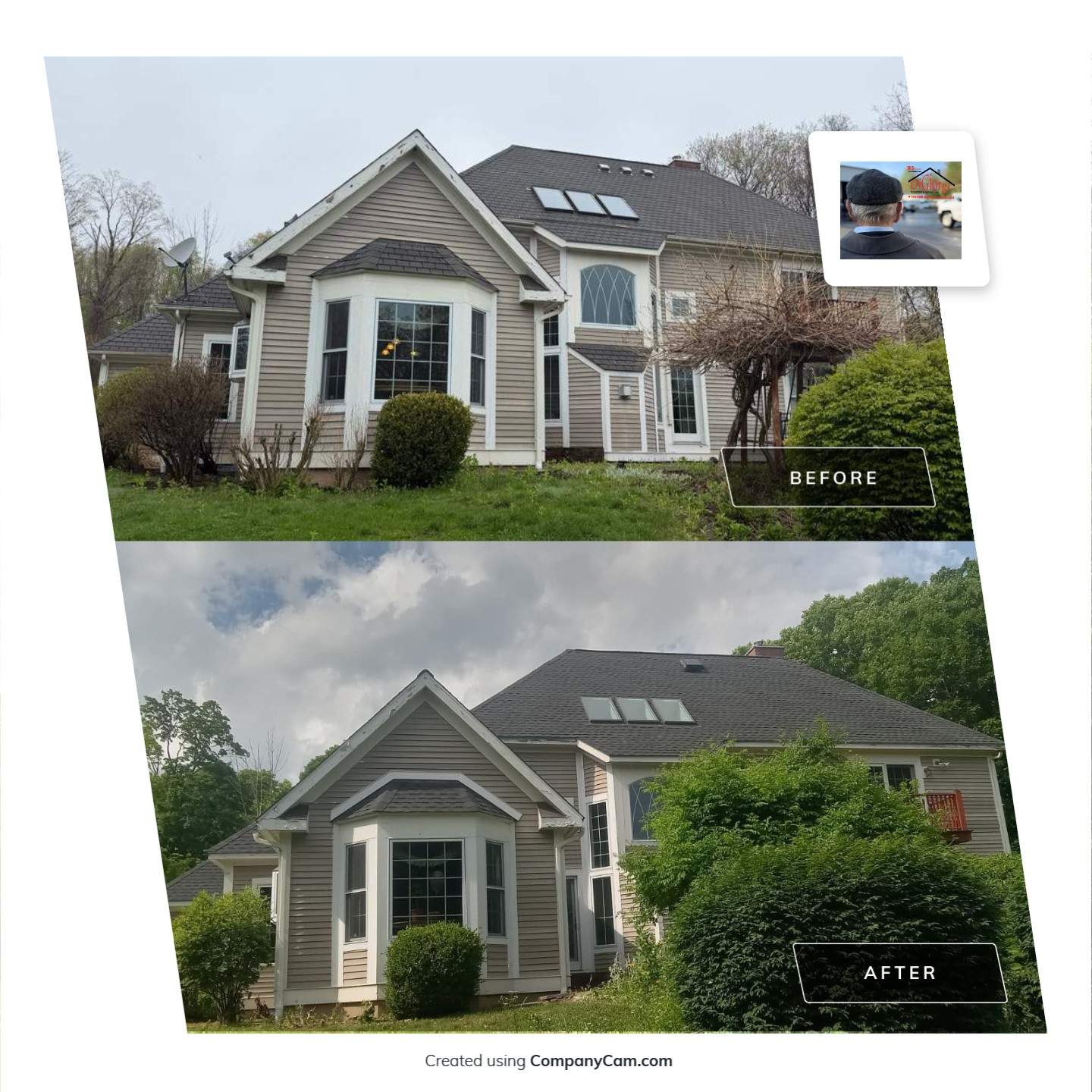DiGIorgi installs a brand new roof in New Hartford by DiGiorgi Roofing and Siding Inc