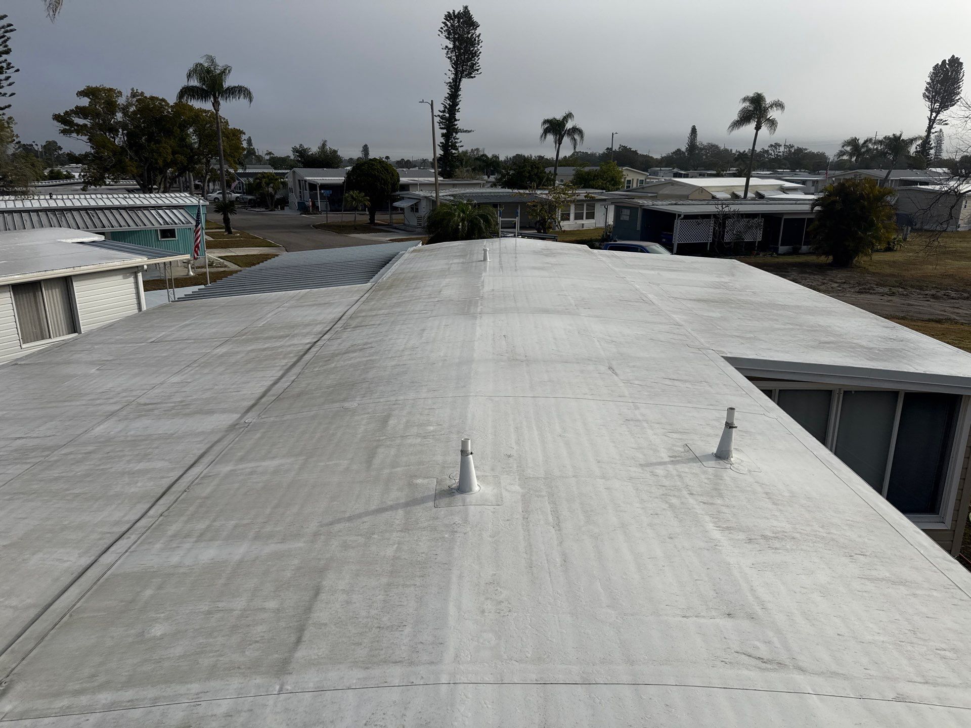 TPO Roof Cleaning & Mobile Home Soft Wash in Chulavista Landings – Ruskin, FL by Sunshine AquaWash