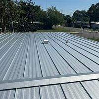26ga 1" Nail-Strip Mill Finish  by Total Roofing System The Metal Roof Experts