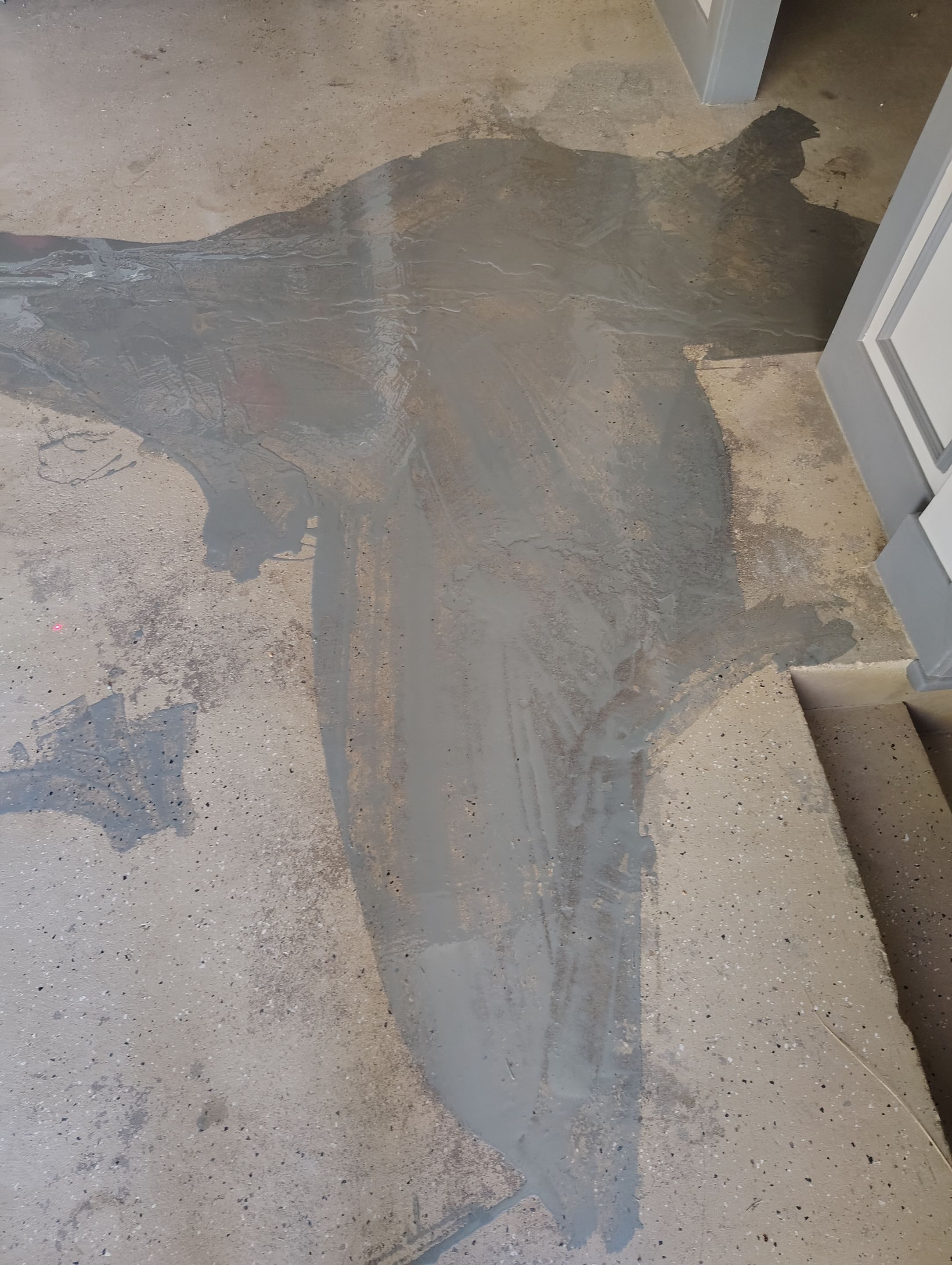 Nightfall Decorative Chip Garage Floor Coating in Luverne, Minnesota by Select Painting, Coatings & Garage Cabinets