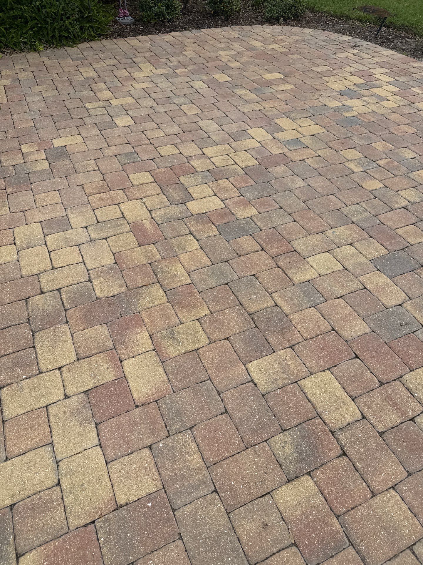 Paver Driveway Cleaning in Winding River Community, Bradenton, FL by Sunshine AquaWash