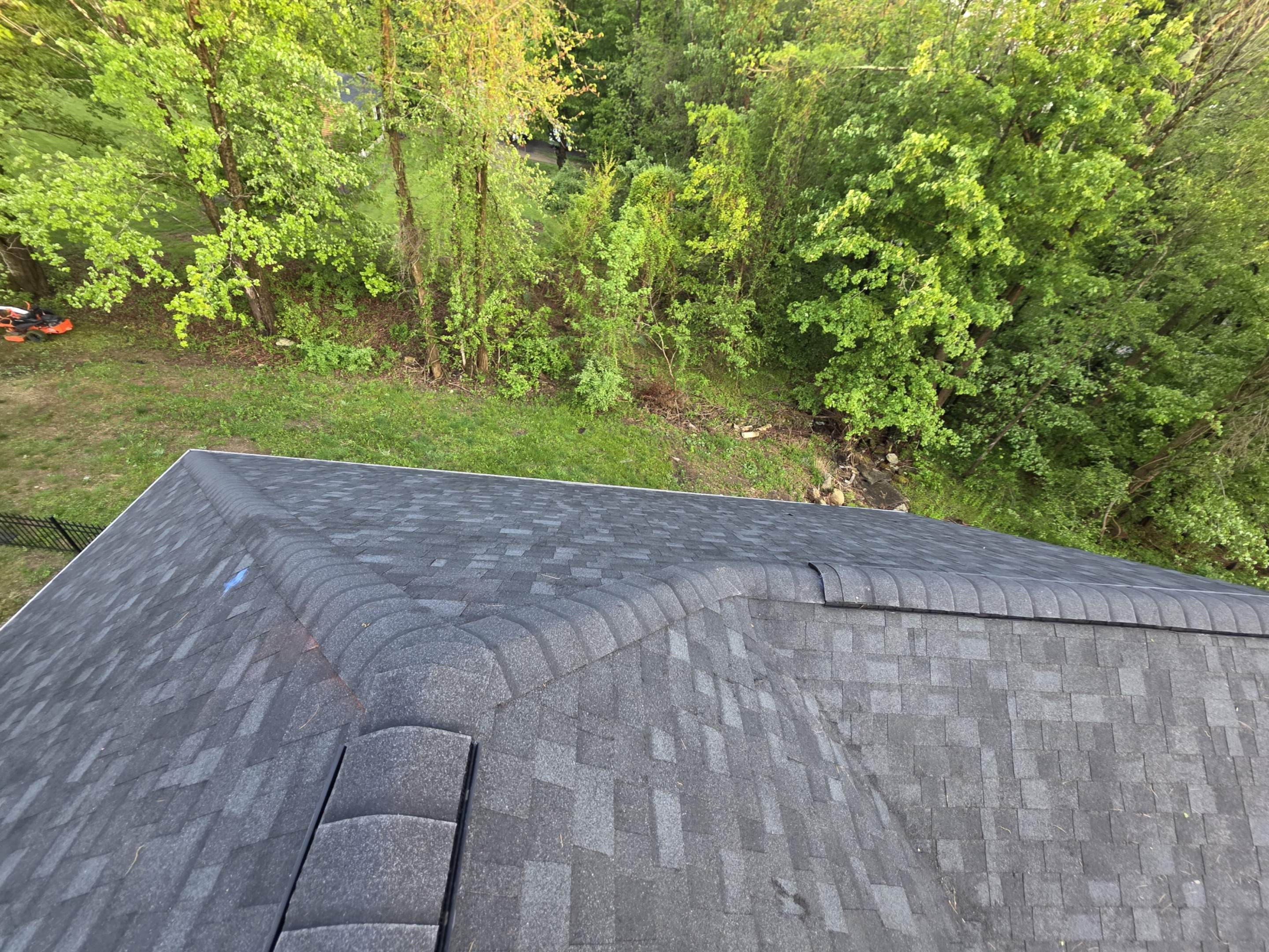  Full Strip & Re-Roof in Leicester, MA – Owens Corning Duration, Onyx Black with Chimney Flashing Replacement by JOHNNYS PRO