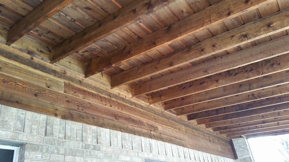Beautiful Patio Cover Installation for a current Client by First United Roofing & Construction