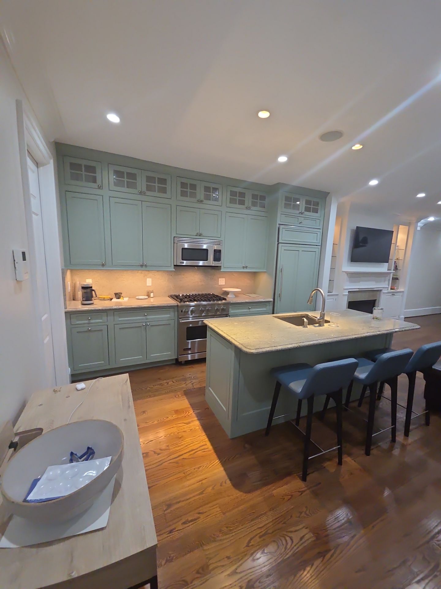 Kitchen Cabinets & Living Space Refresh in Rittenhouse by Groovy Hues