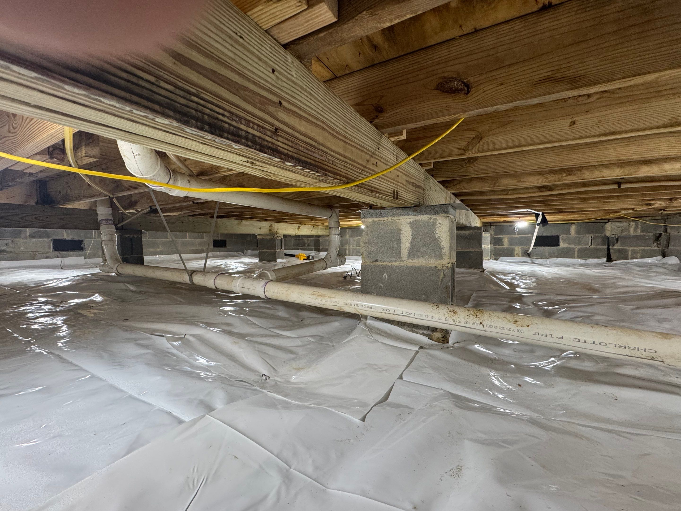 Project in Suffolk by Patriot Crawl Space Repairs