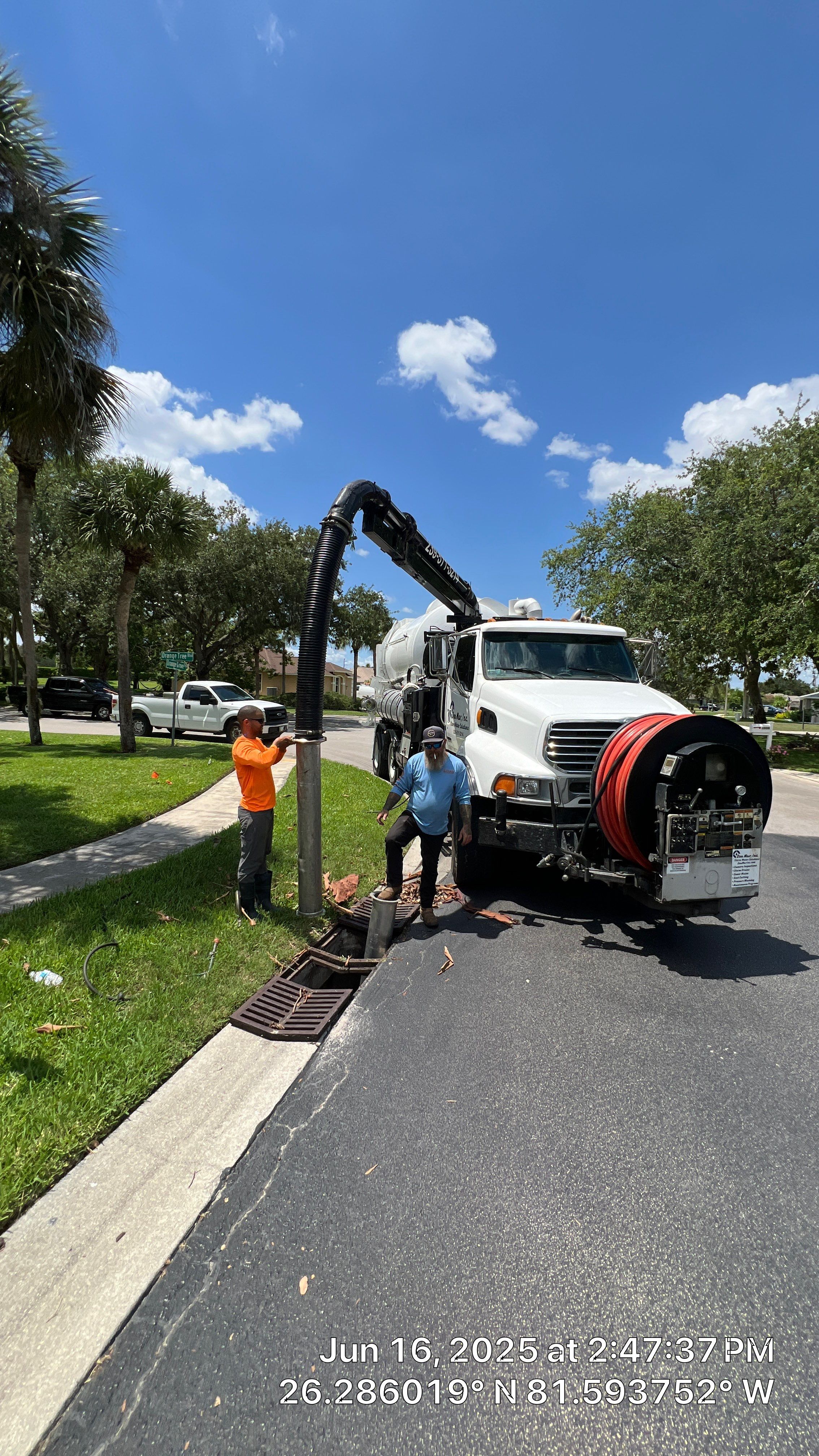 Naples Association Stormwater System Cleaning by APS Power & Water