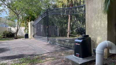 Bradenton, FL Gate Operator Installation using Liftmaster Gate Operator