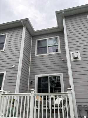 Gutter Cleaning in Florham Park, NJ — Gallo Bros job photo